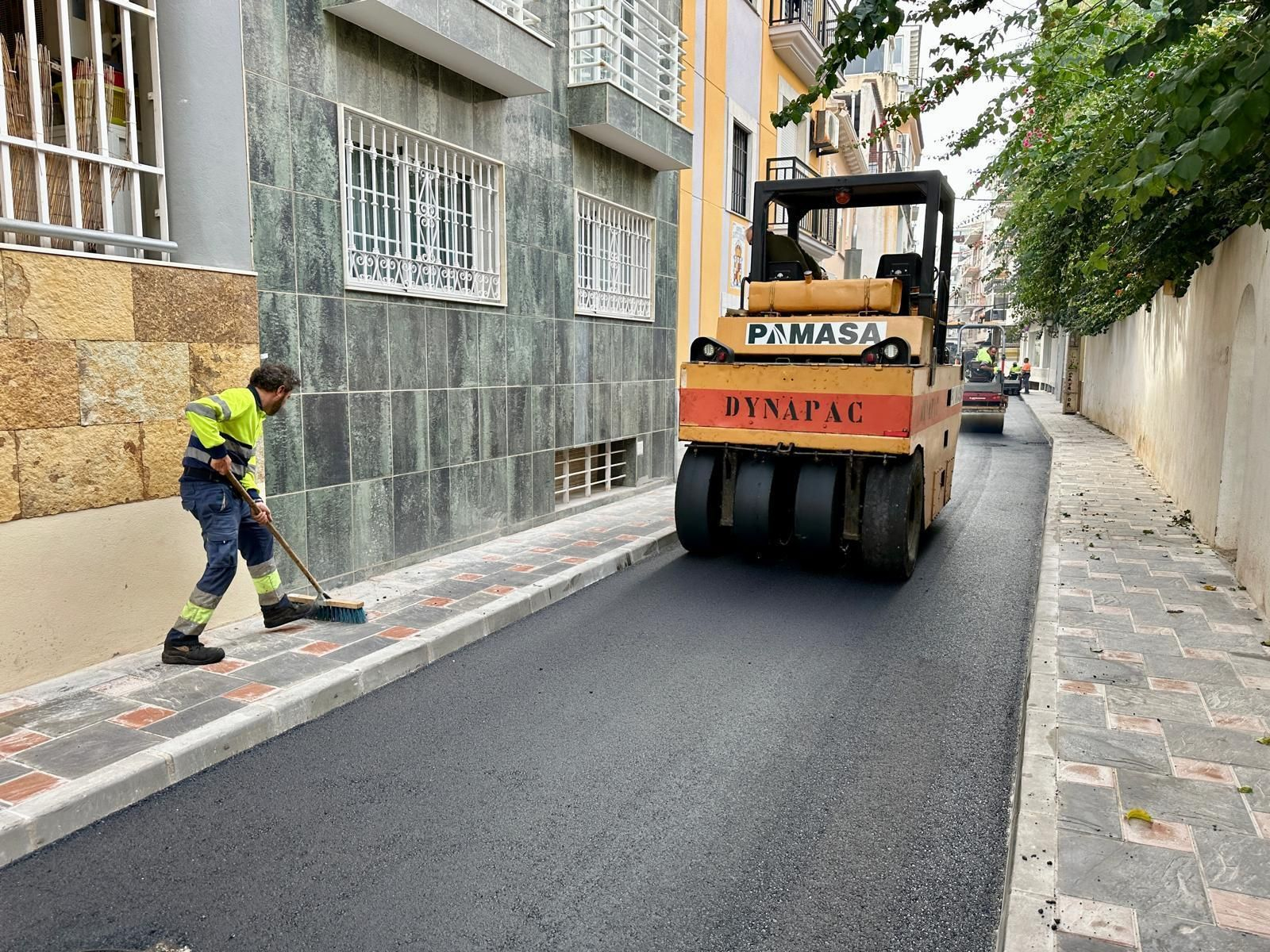 Las obras de la calle Reyes Católicos se encuentran en en su recta final.