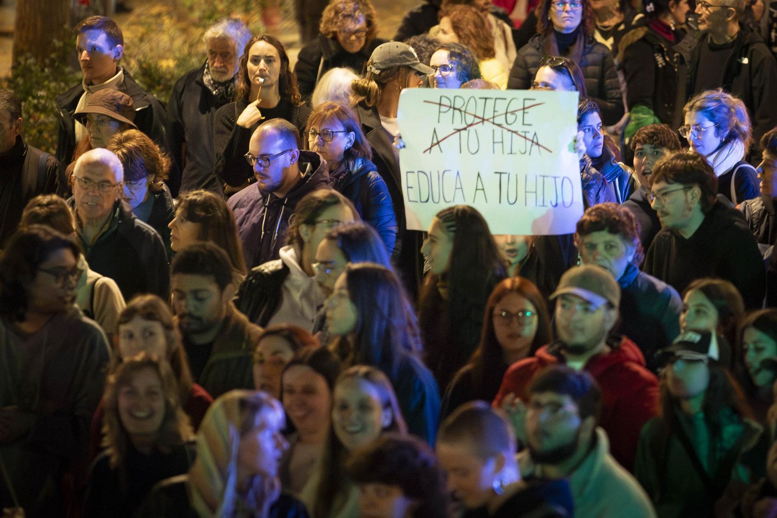 Todas las imágenes de la movilización de Granada contra la violencia machista este 25N