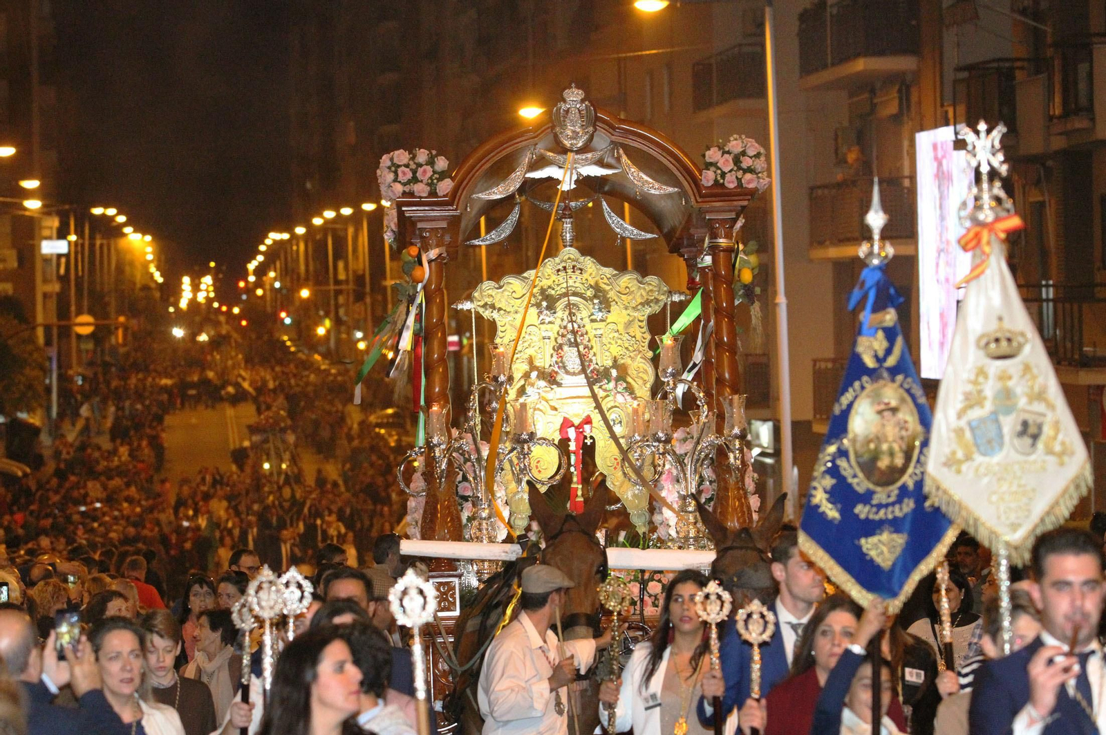 La procesión Magna Rociera en imágenes
