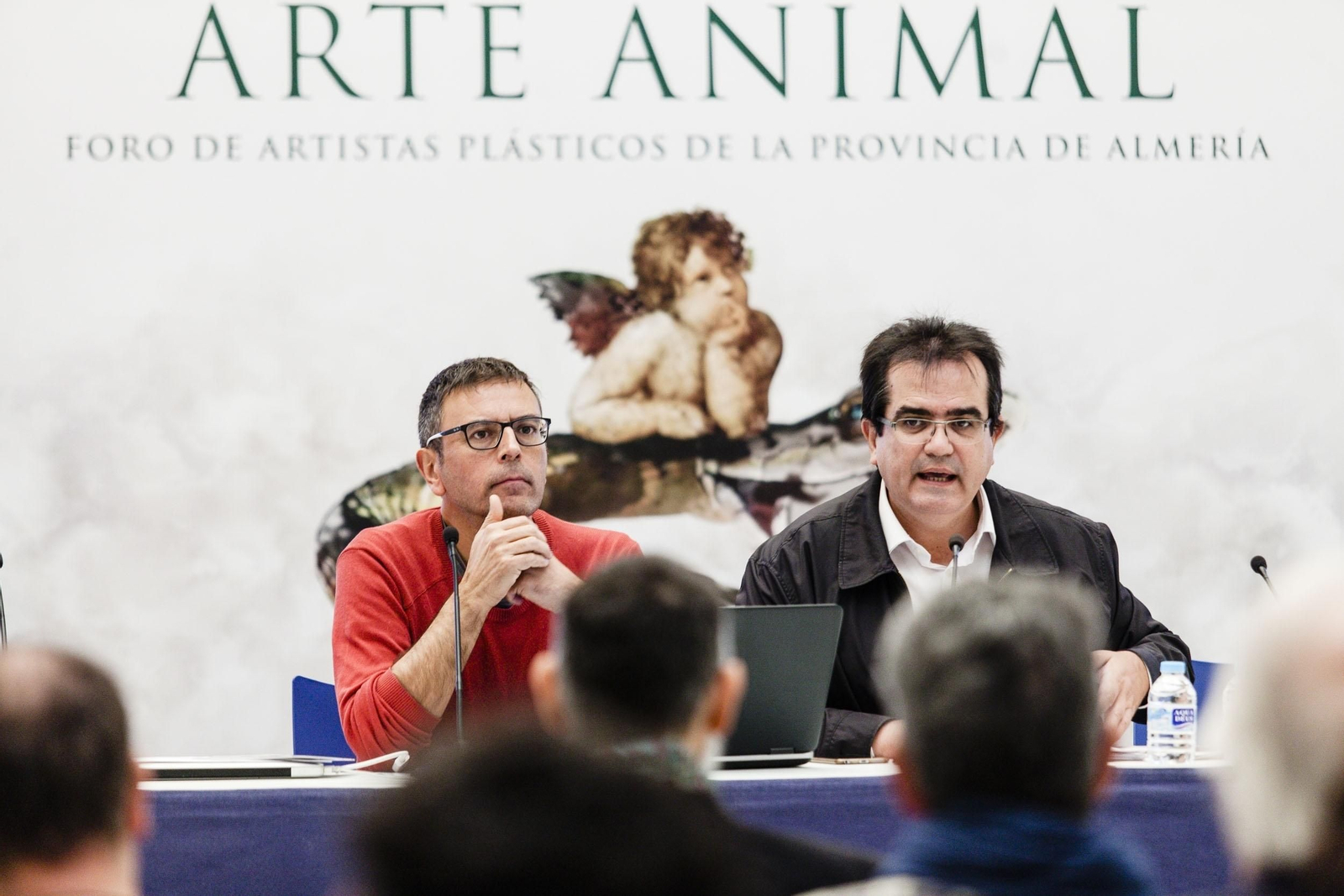 Rafael Doctor, director del CAF con Antonio Jesús Rodríguez.