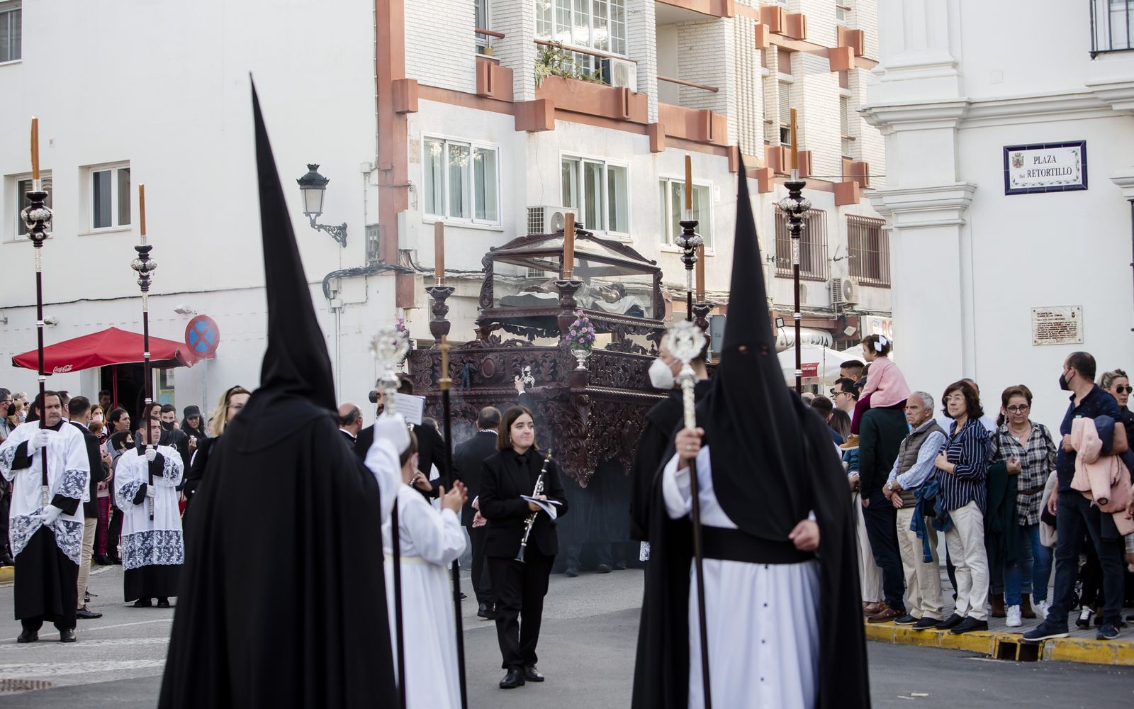 Las imágenes de la cofradía de la soledad en la Semana Santa de Chiclana 2022