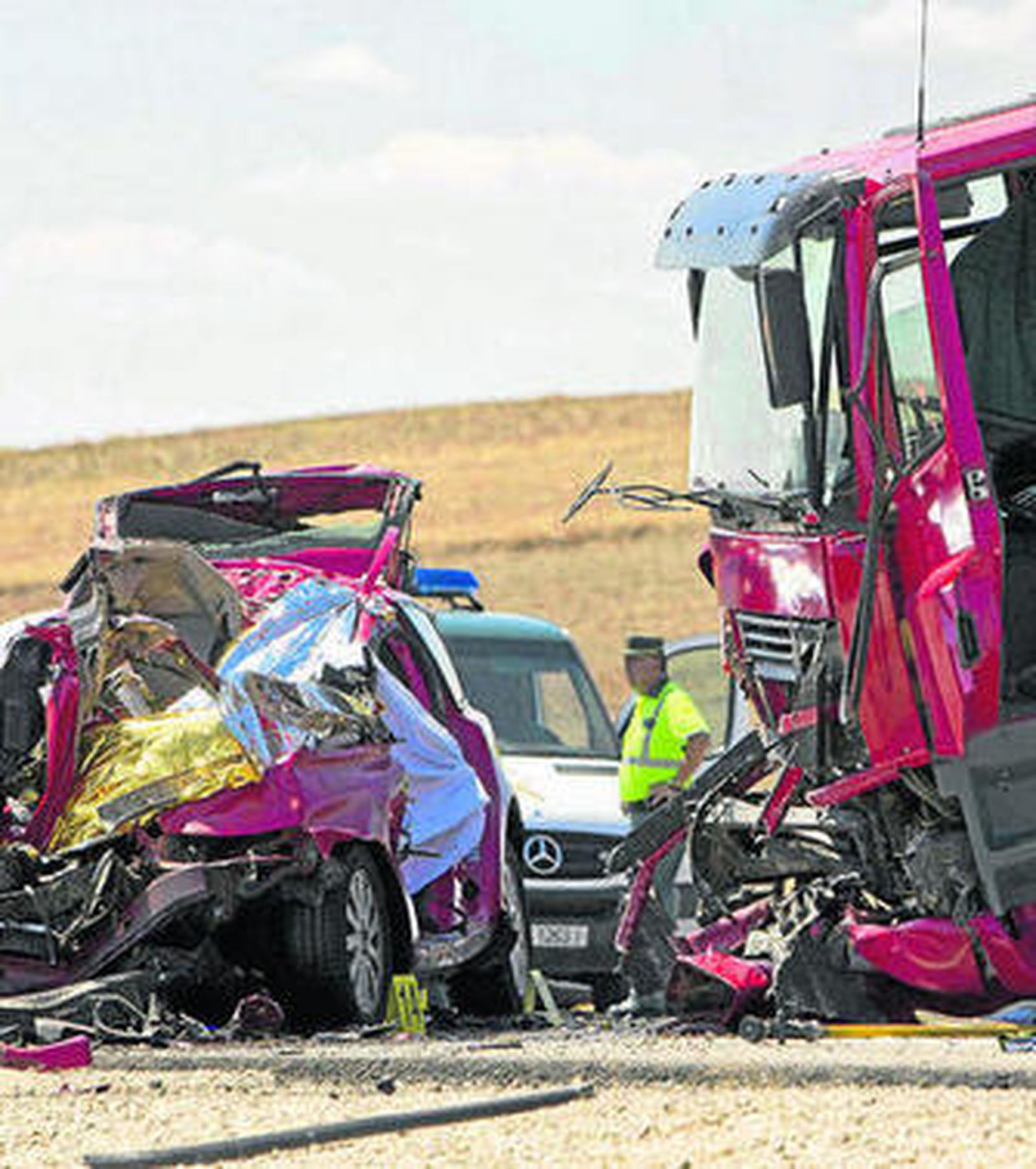 Un accidente en Marchena, el pasado 4 de septiembre.
