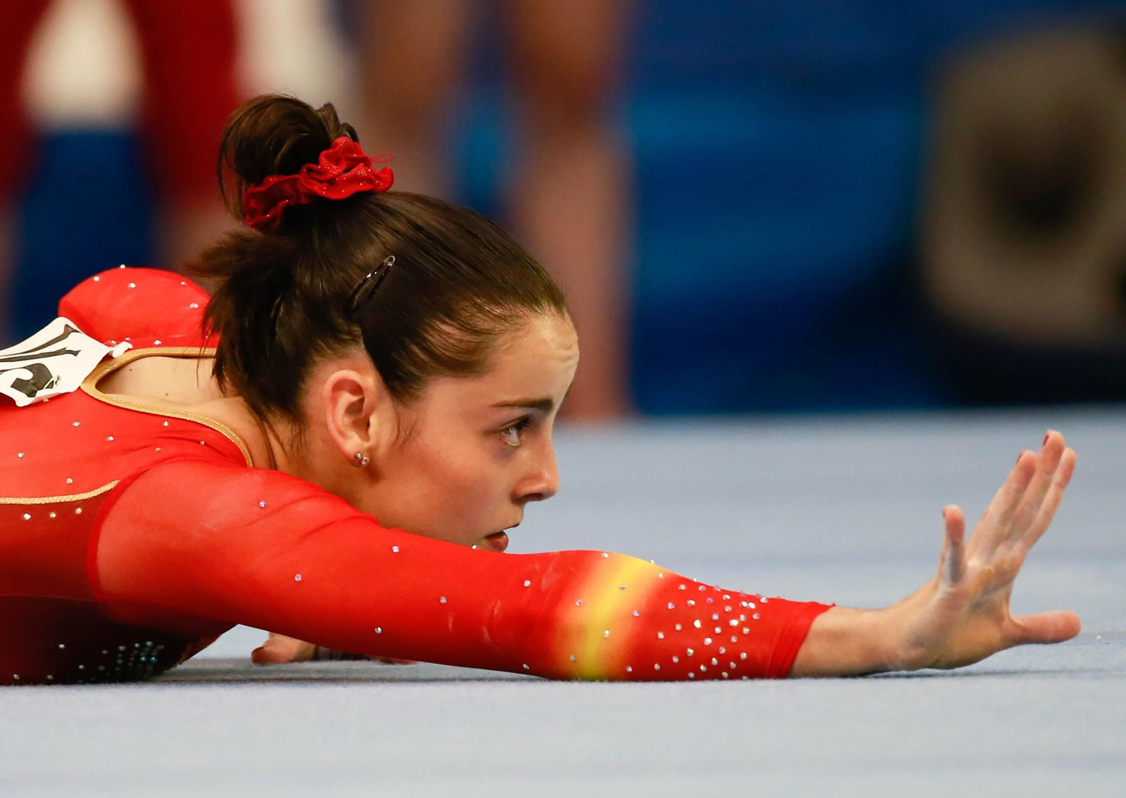 Ana Pérez, durante el pasado Campeonato de España celebrado en Pamplona.