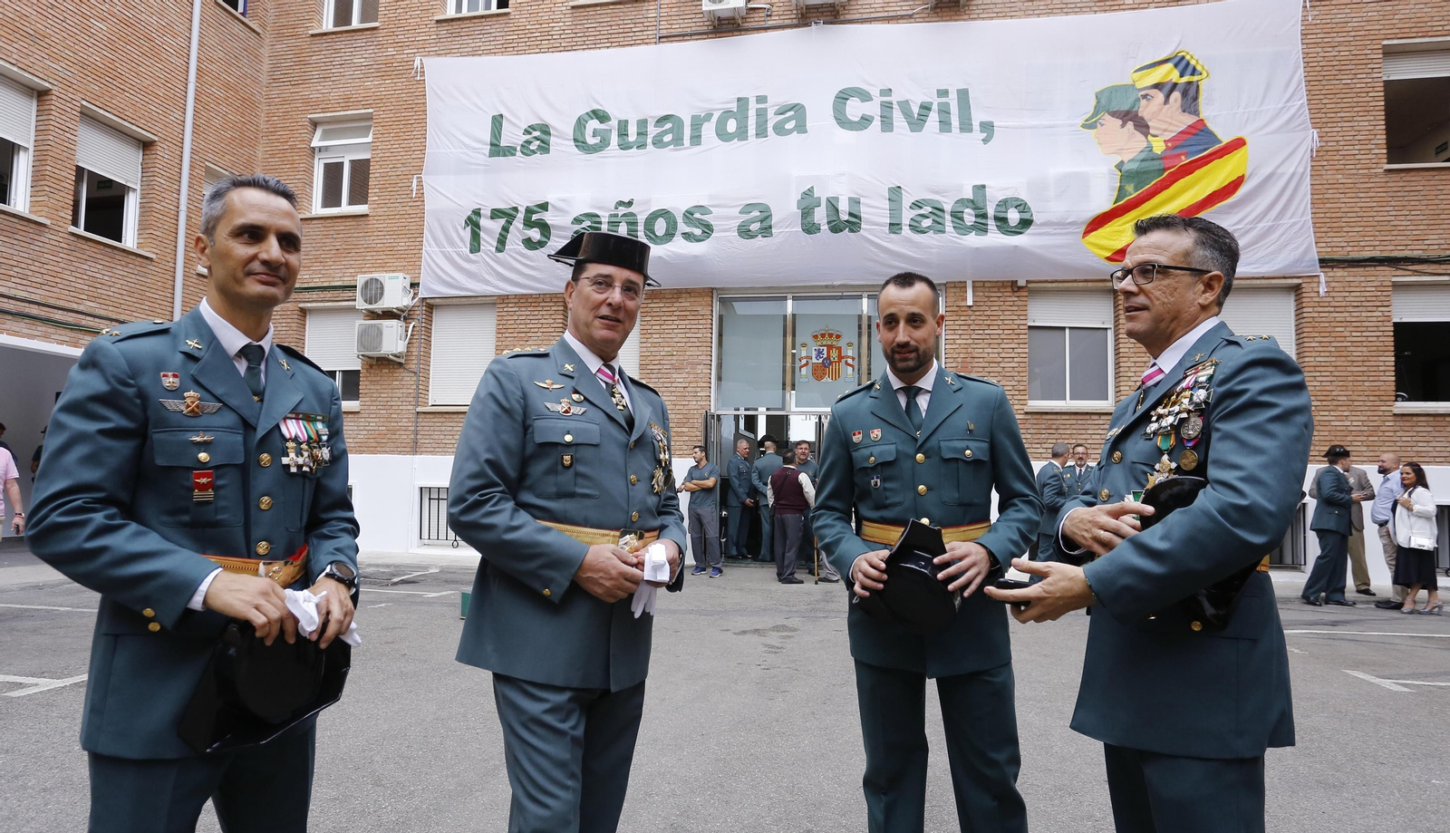 Fotos de a celebración del Día de la Hispanidad en Málaga