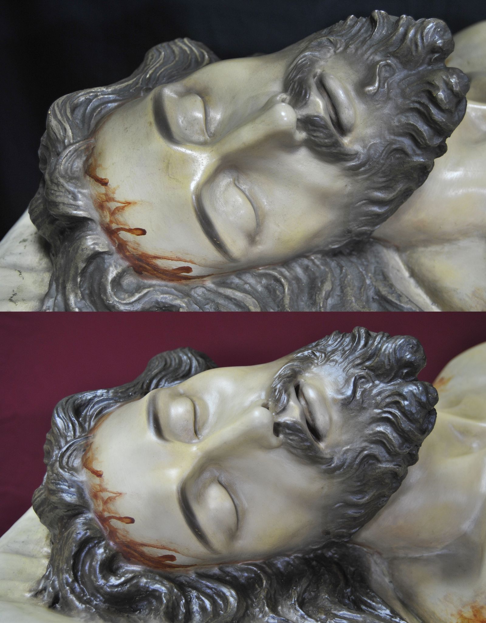 Antes y después del rostro del Señor