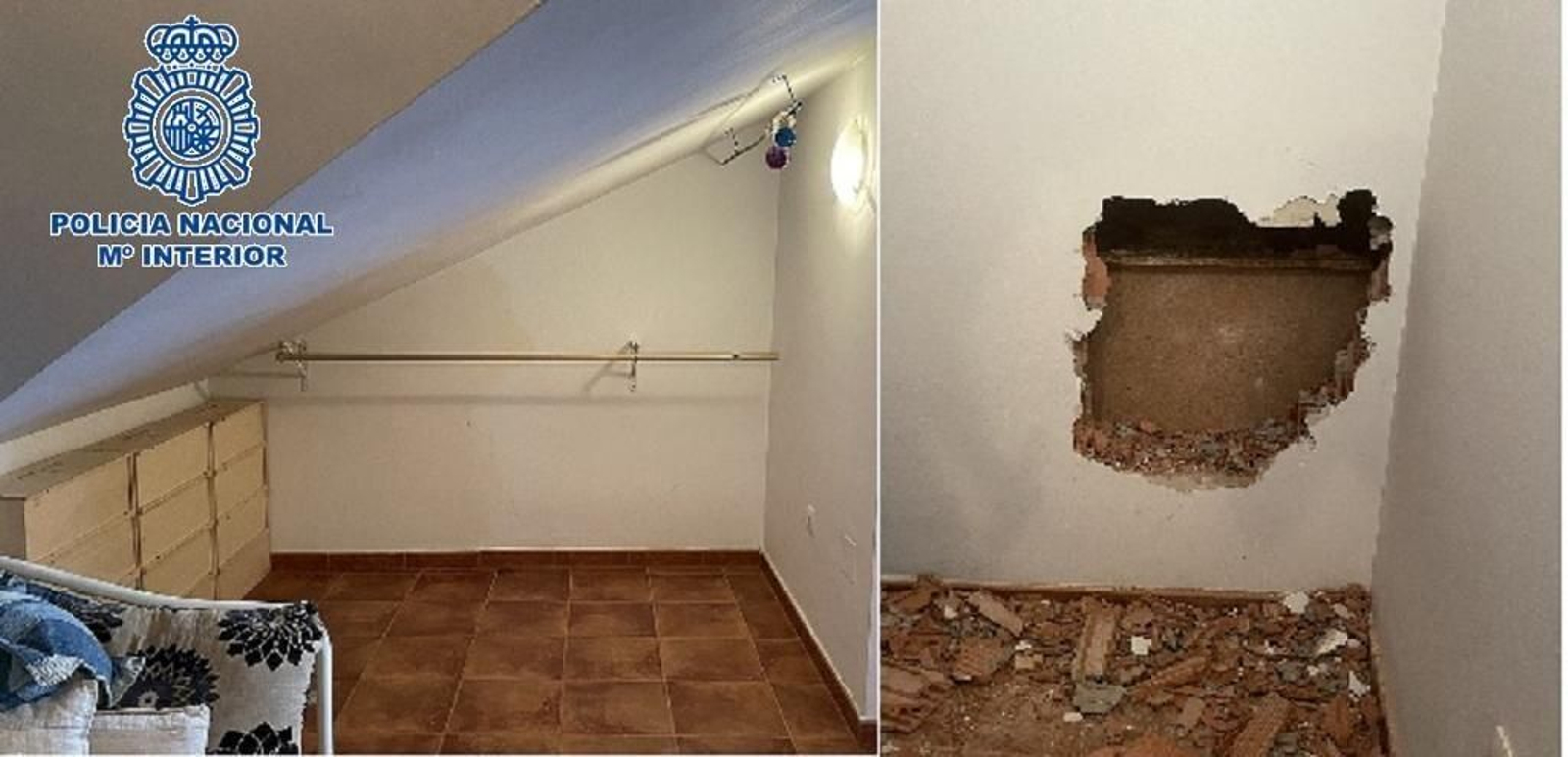 Lugar donde fue hallado el cadáver de la joven Sibora Gagani.