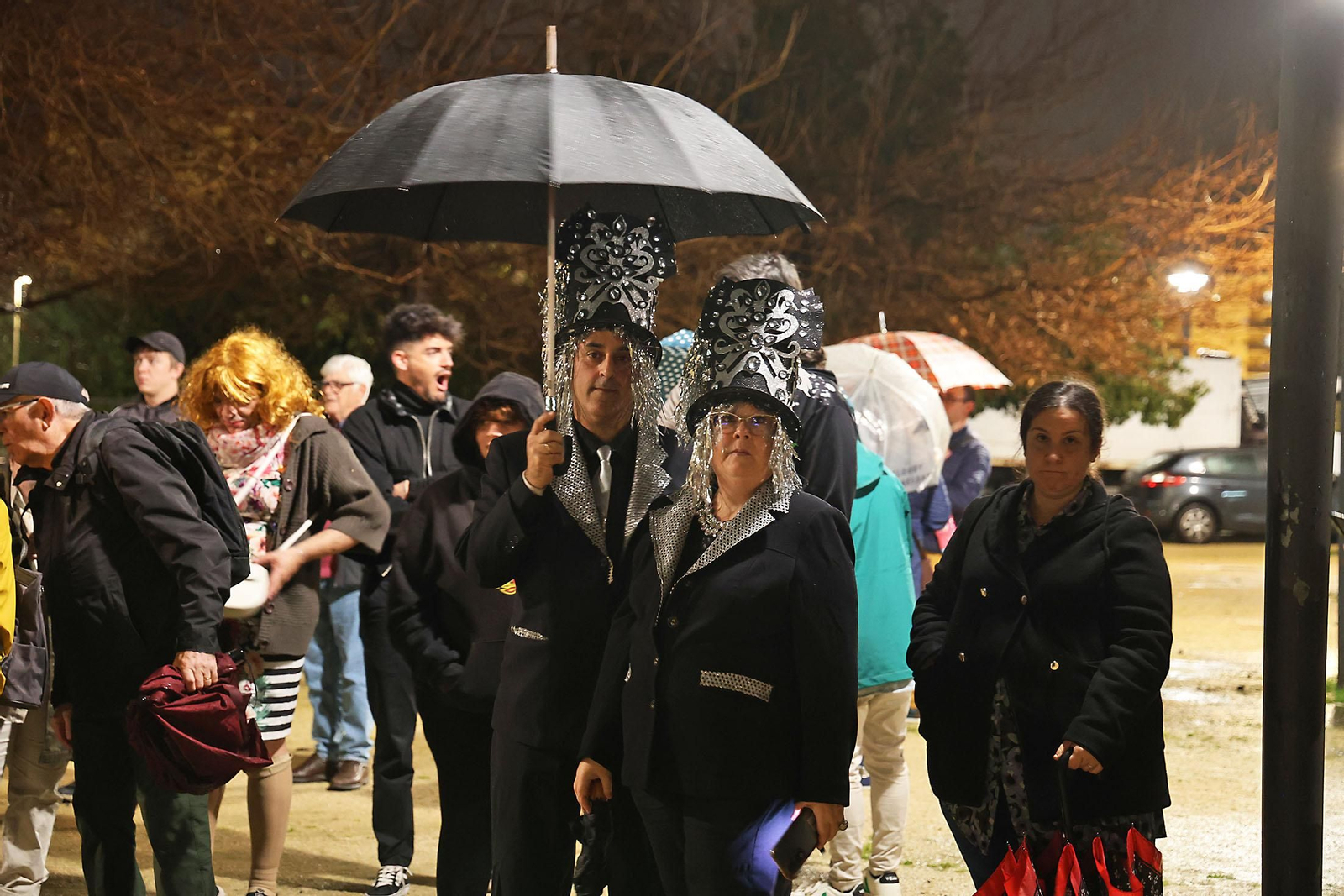 Imágenes de la quema del choco en Huelva