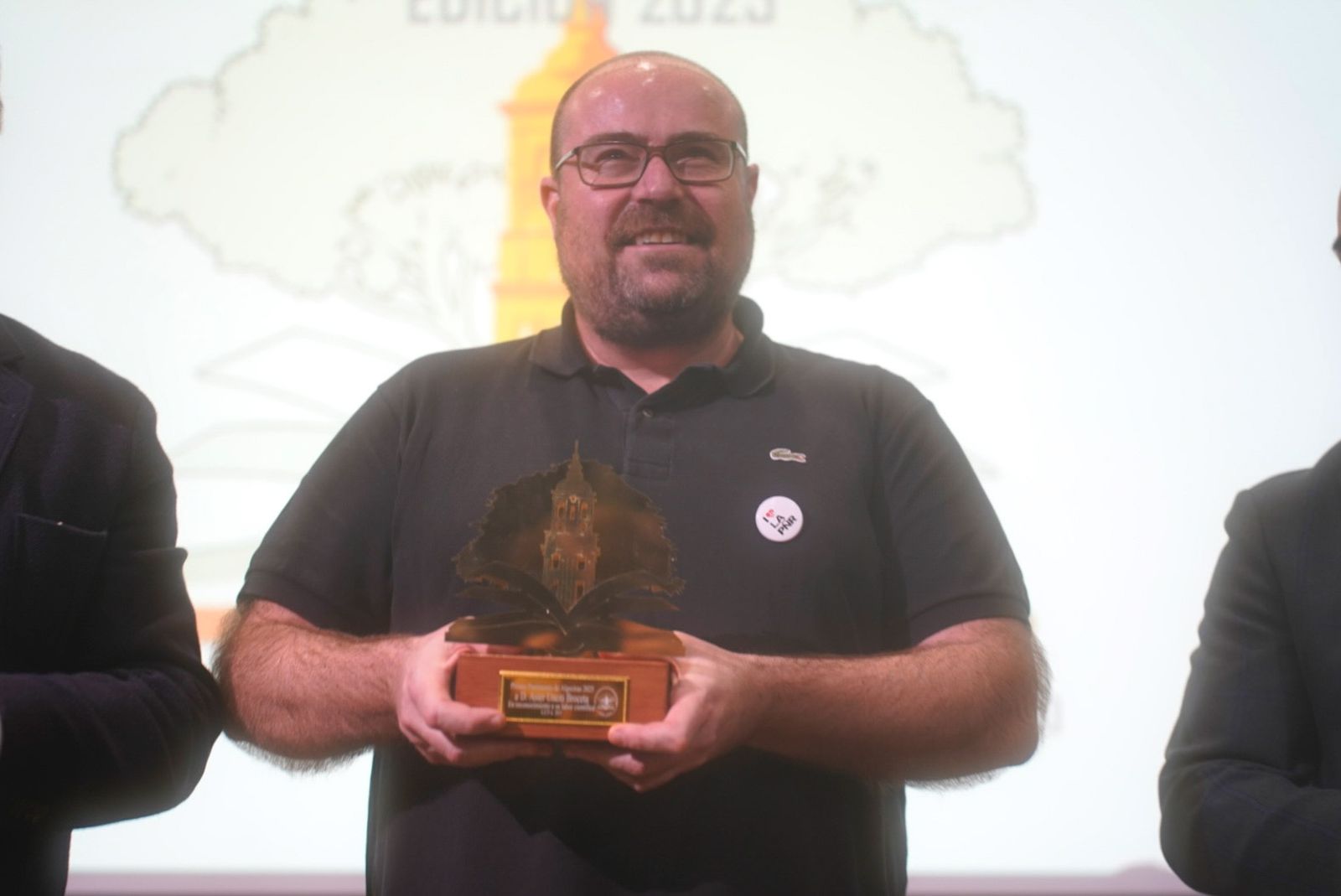 Fotos de la entrega del reconocimiento a Asier Unciti