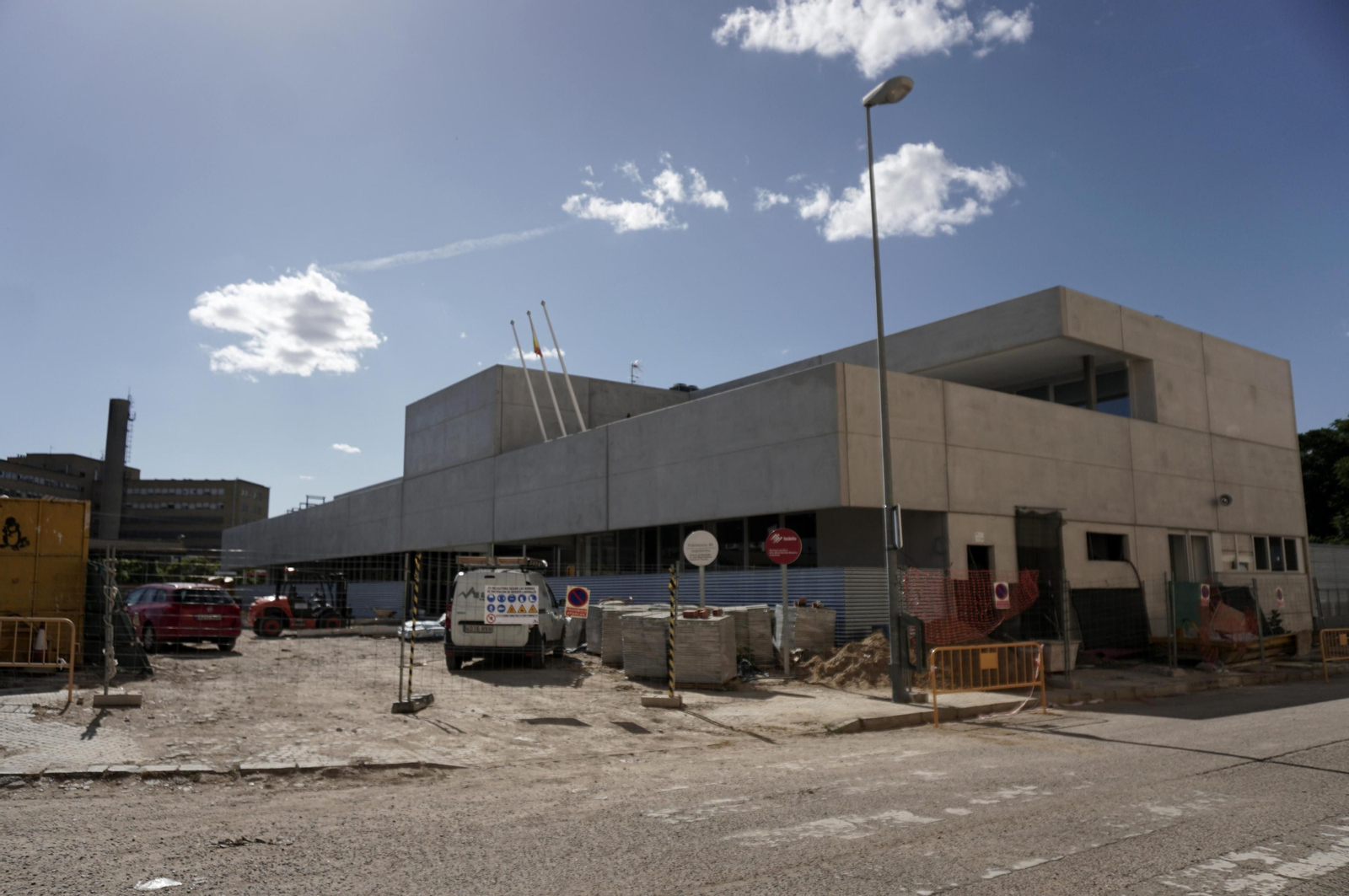 Las obras de la comisaría avanzan a buen ritmo.