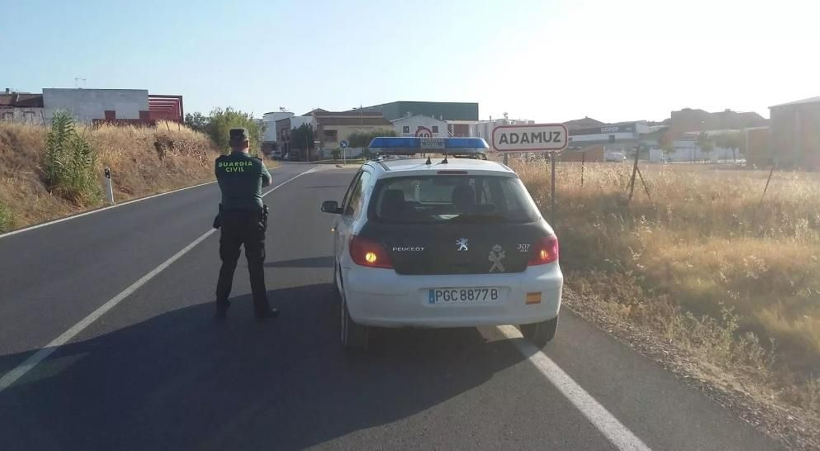 Puesto de la Guardia Civil en Adamuz.