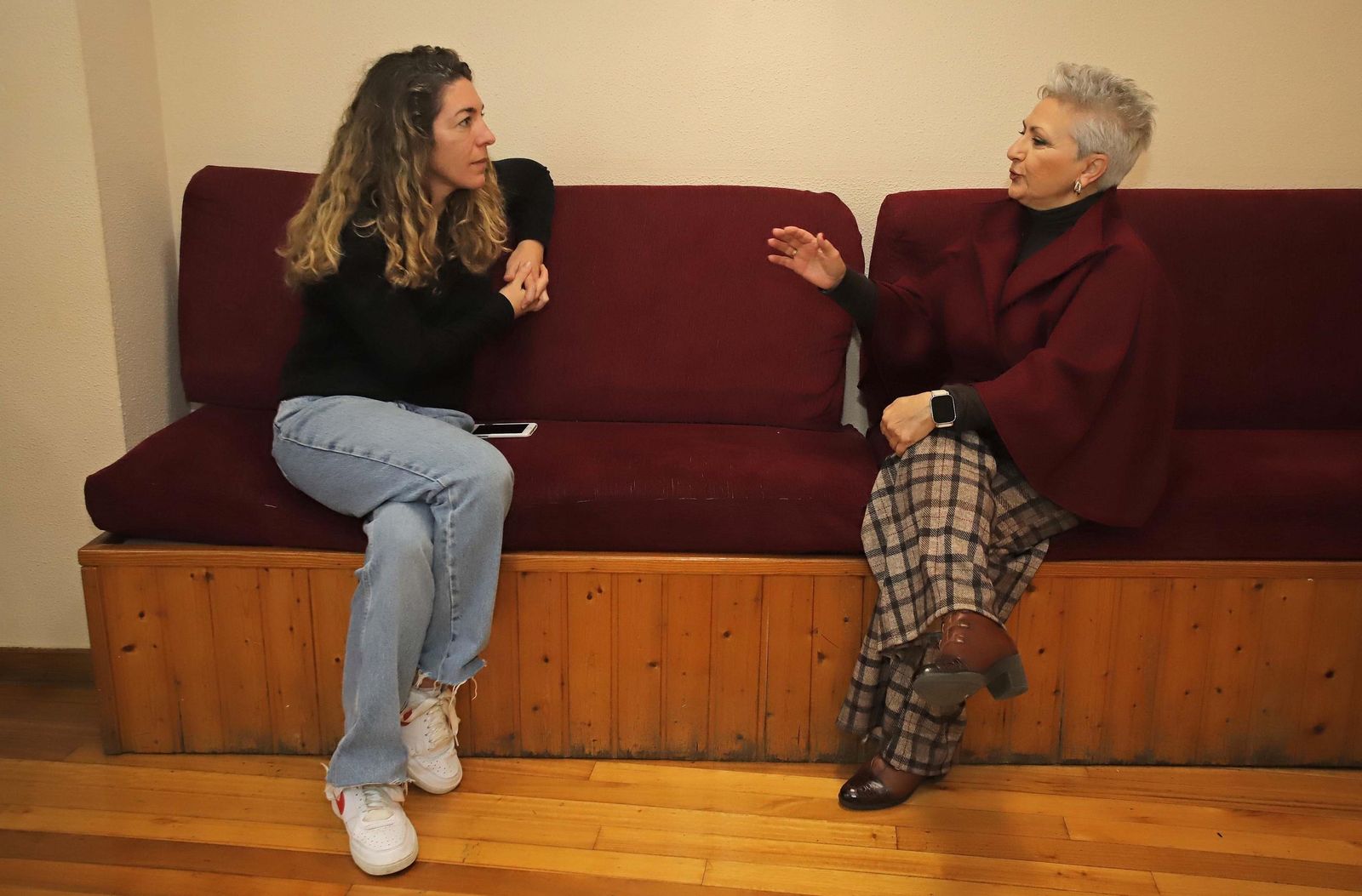 Ana Rosa Ruiz durante la entrevista para 'Europa Sur' con motivo del 45 aniversario de Adagio.