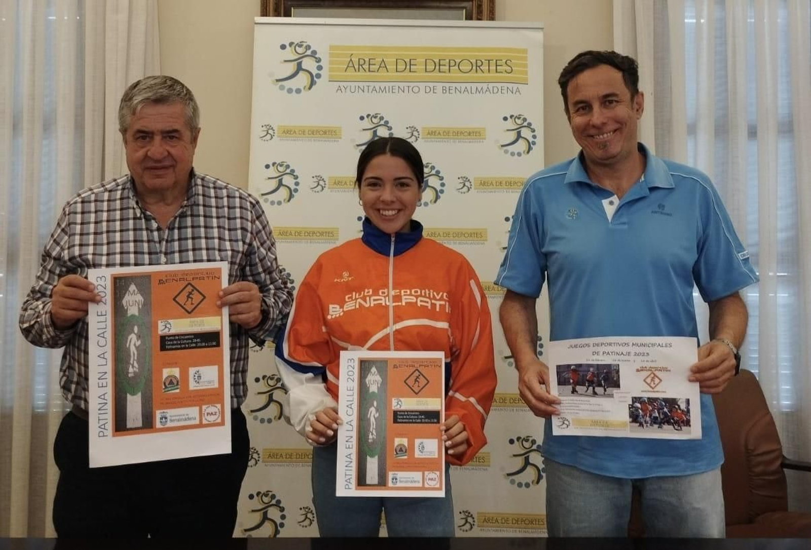 La presentación del evento deportivo. La presentación del evento deportivo.