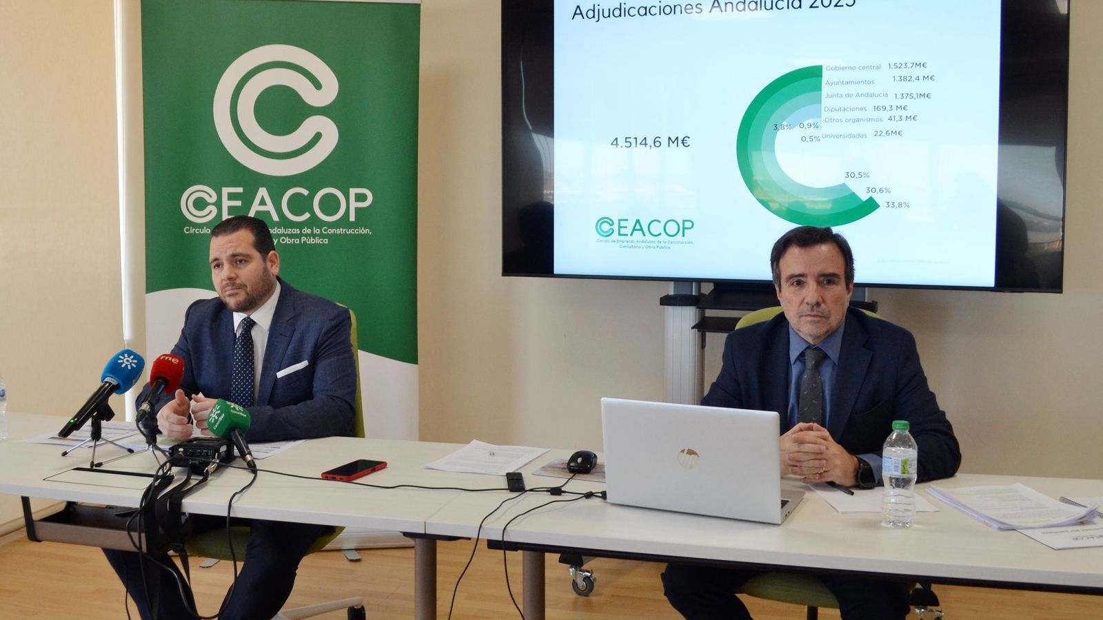 Presentación del informe de Ceacop, este miércoles en Sevilla.