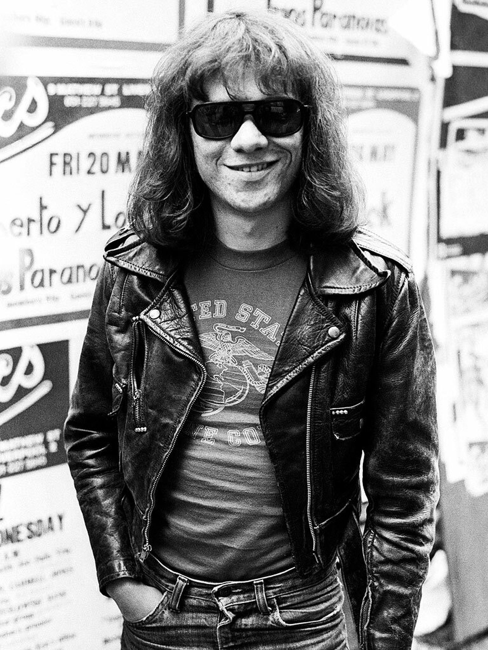 Tommy Ramone en la época de máximo esplendor de la banda.
