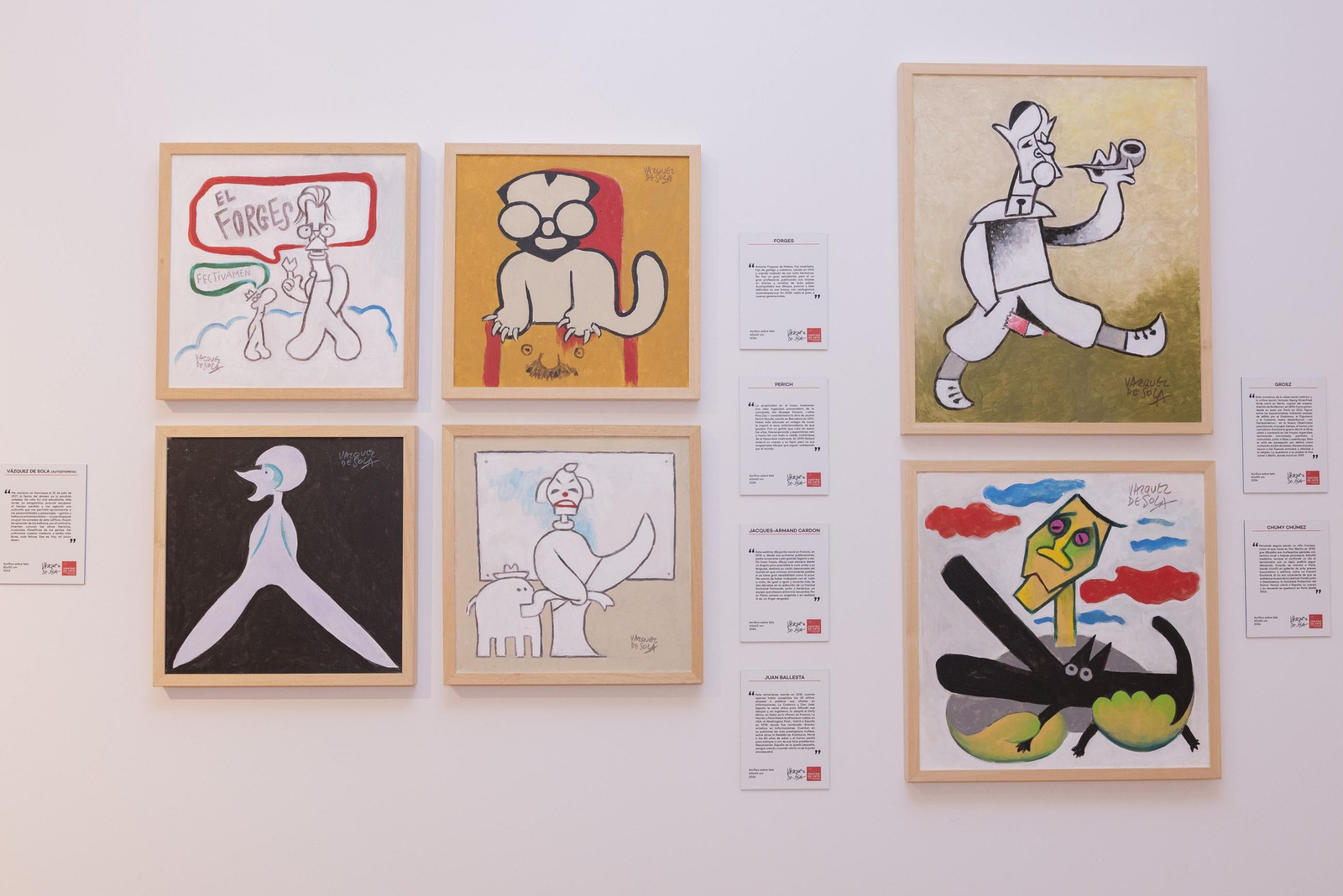 Fotos de la exposición permanente de Andrés Vázquez de Sola en el Centro de Arte Contemporáneo de San Roque