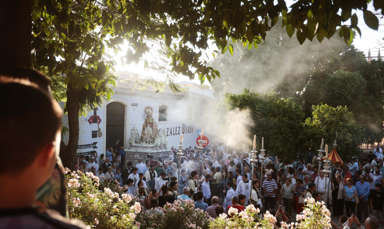 Procesión de la Virgen del Carmen por las calles de Jerez