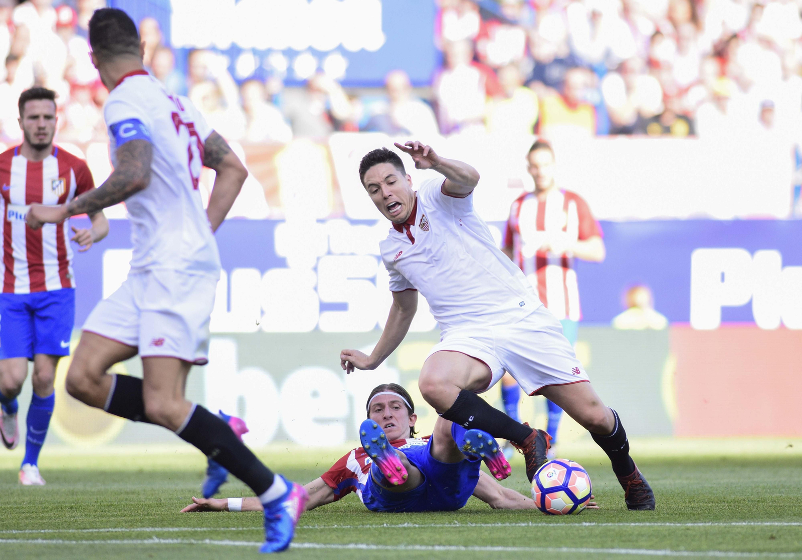El Atlético de Madrid-Sevilla FC, en imágenes