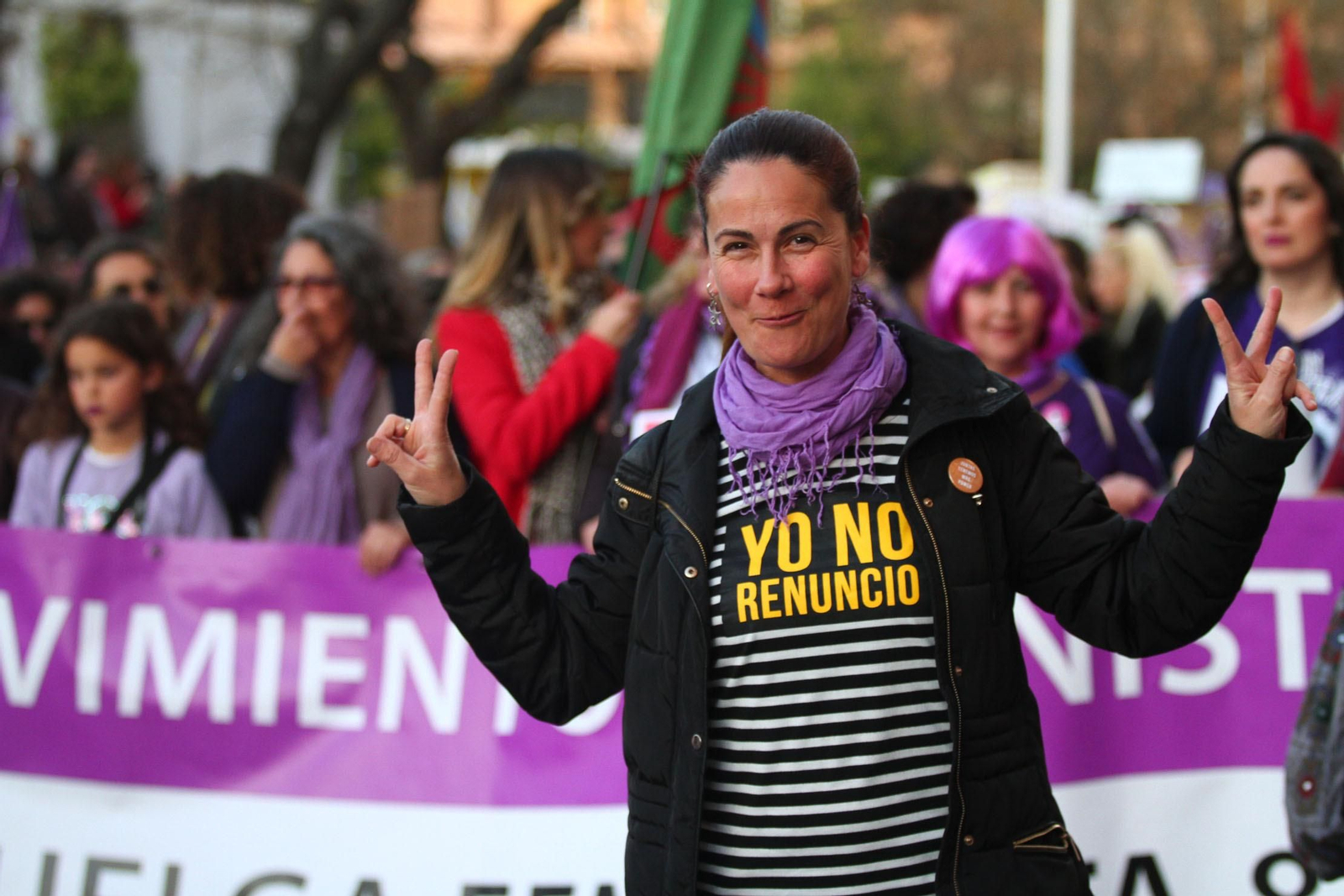 Imágenes de la Manifestación del día Internacional de la Mujer