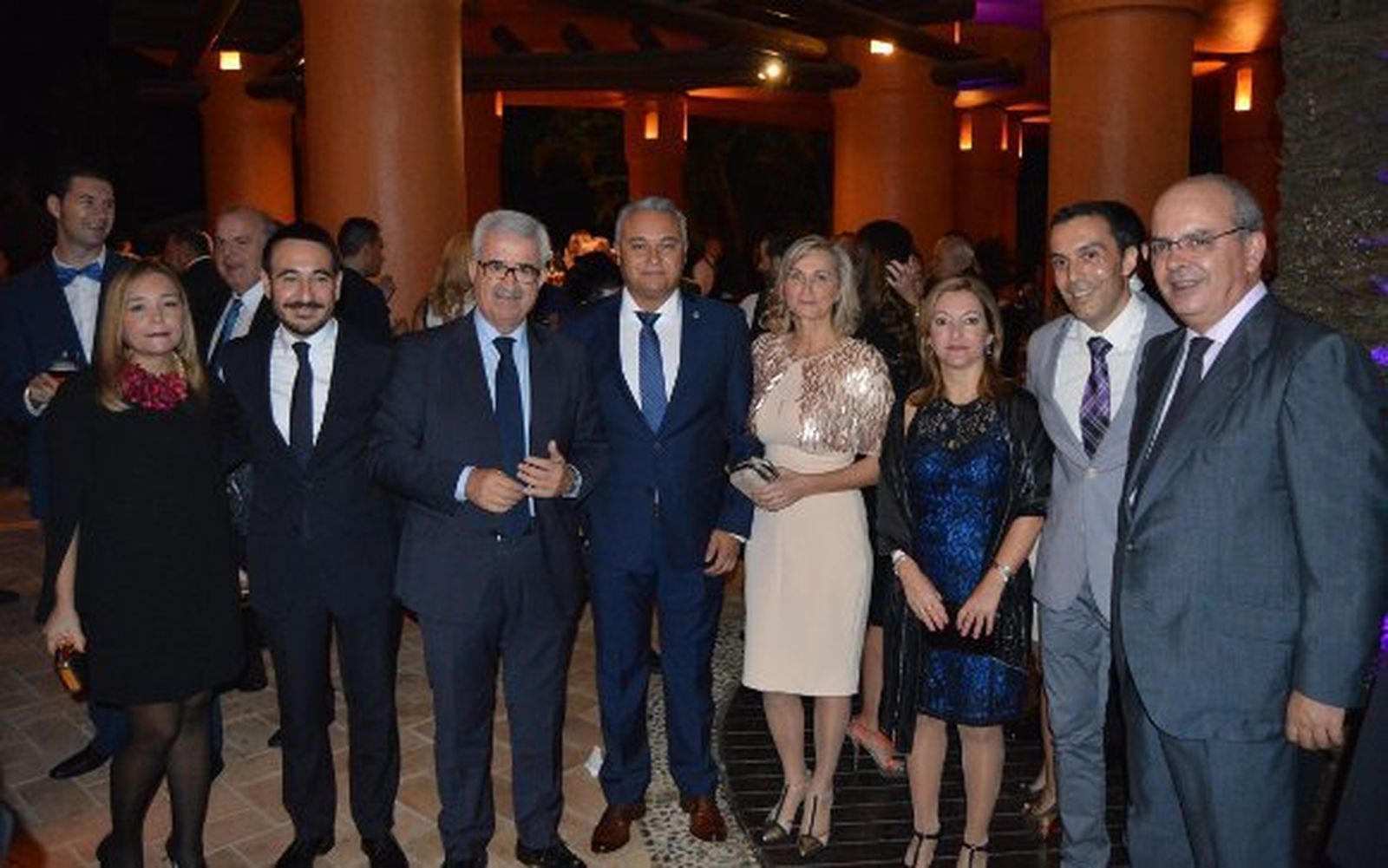 Mamen Troitiño, Fernando López Gil, Manuel Jiménez Barrios, Domingo Villero, Evarista Martínez, María Teresa Castilla, Manuel Doblado y Javier Sánchez Rojas.  Foto: Ignacio Casas de Ciria