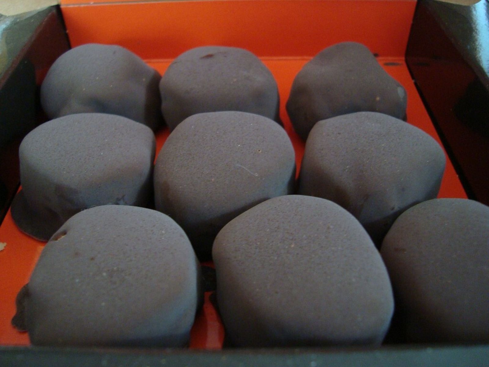 Mantecado al aceite de oliva con chocolate de Albanchez de Mágina.