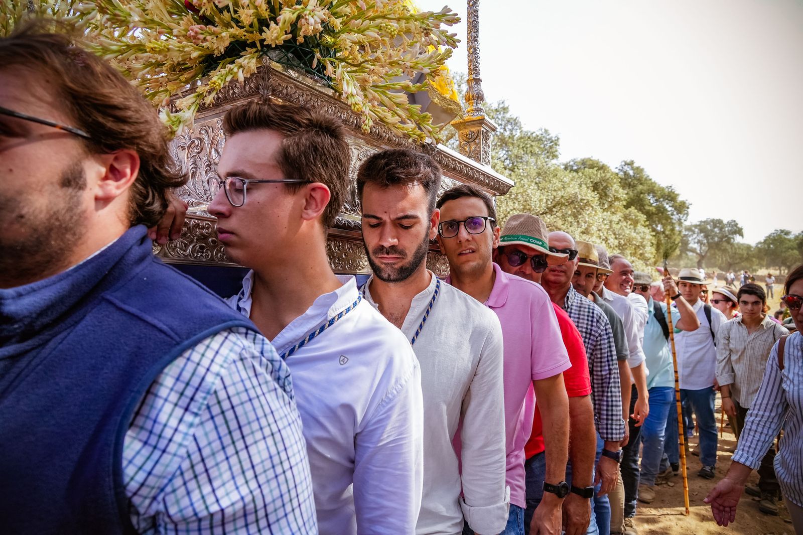 Las mejores imágenes del regreso de la Virgen de Luna a su santuario
