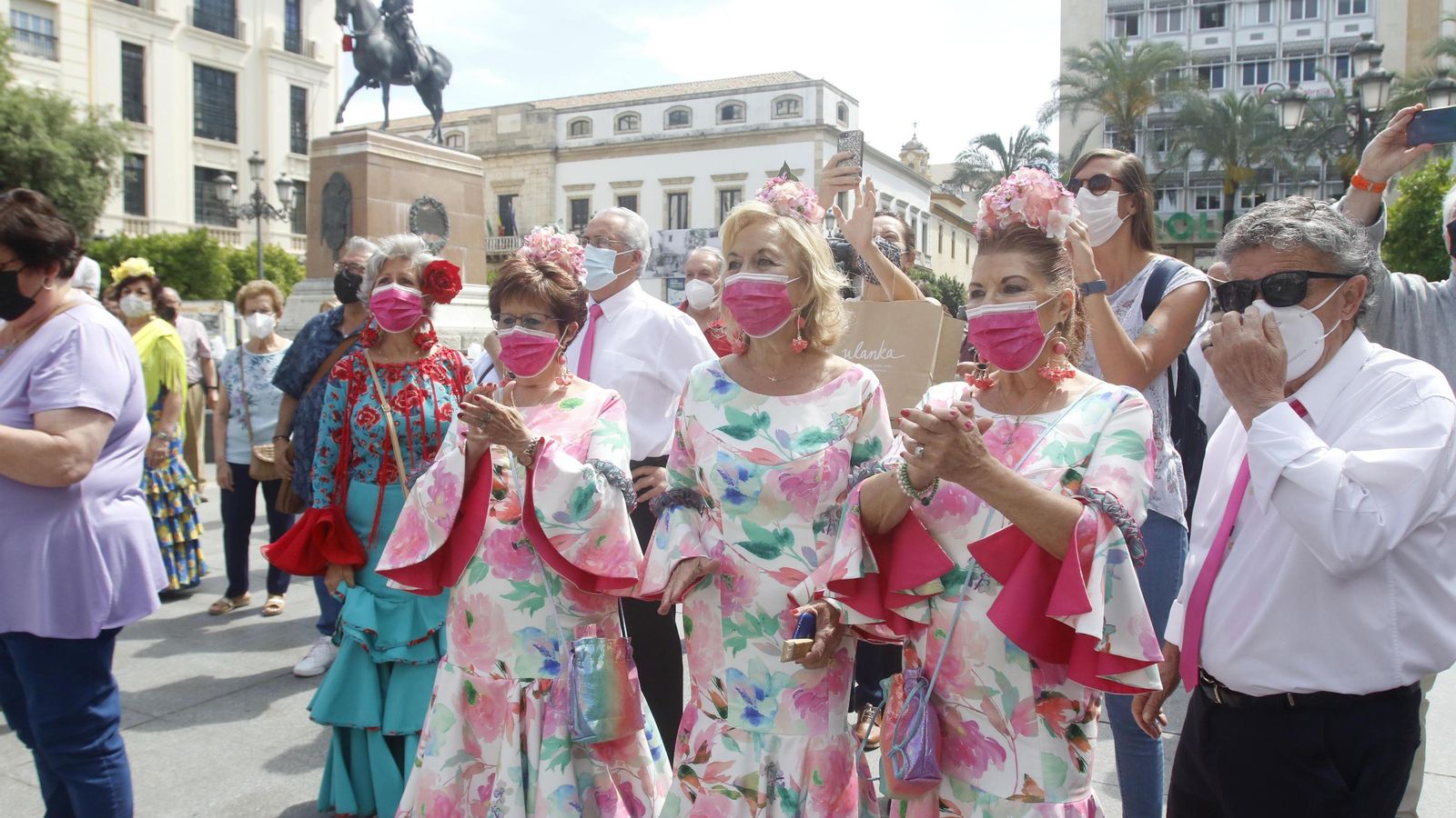 Mujeres del Coro Rociero Savia Cordobesa.