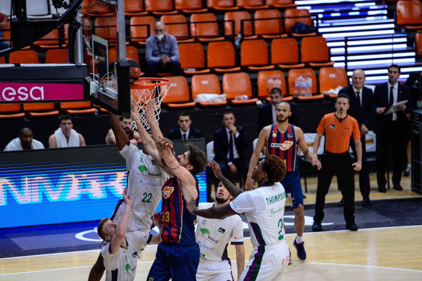 El Baskonia-Unicaja, en fotos