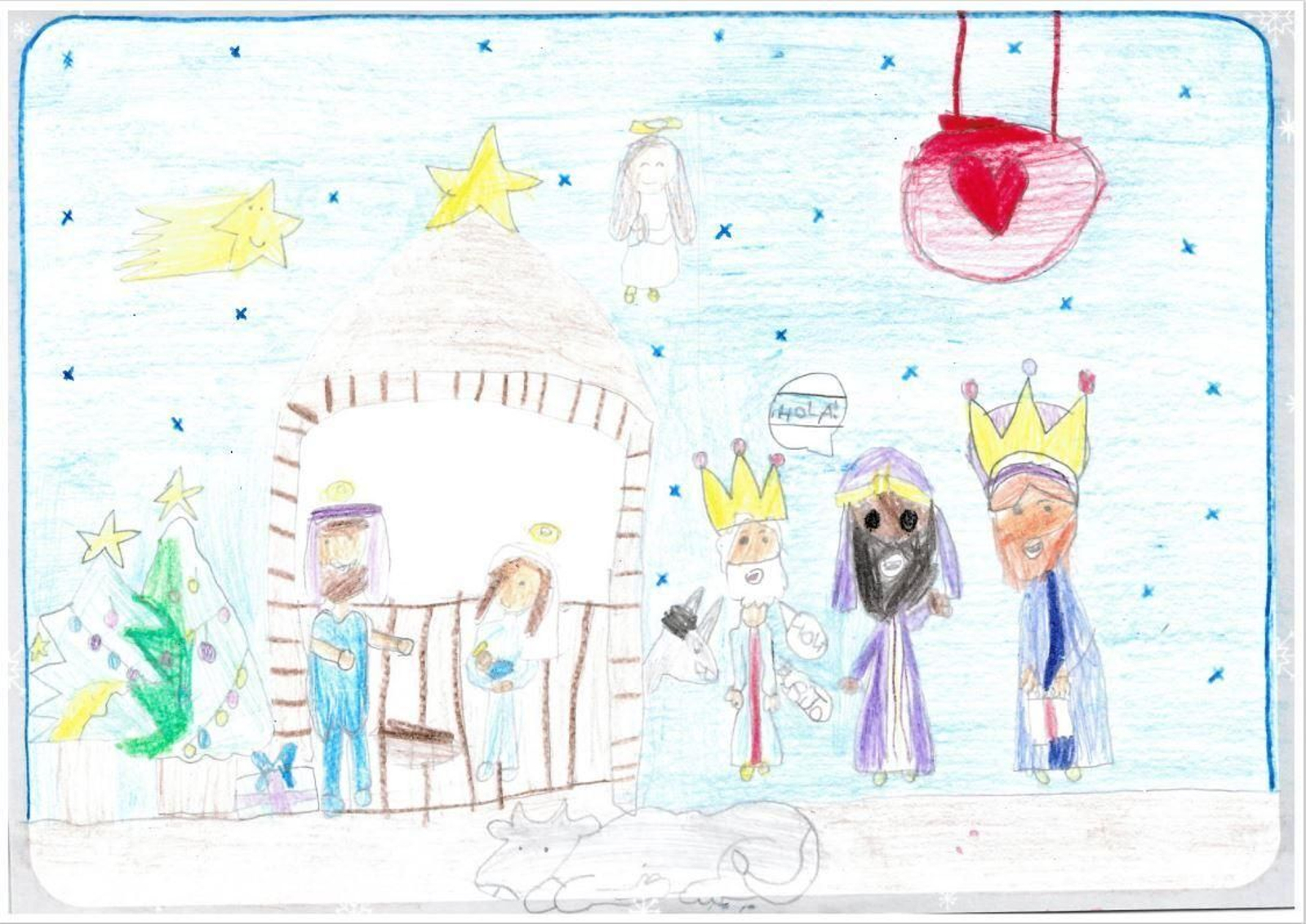 Concurso infantil Dibuja y Pinta la Navidad 2022 de El Corte Inglés