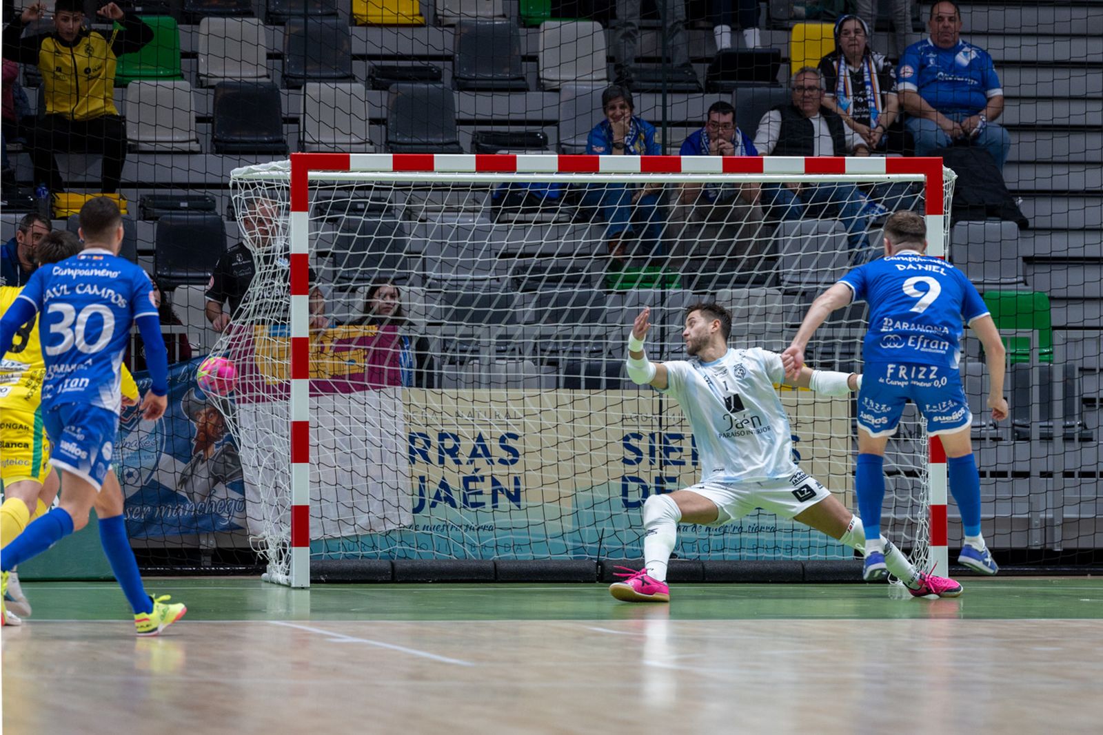 La victoria copera del Jaén FS sobre Quesos El Hidalgo Manzanares