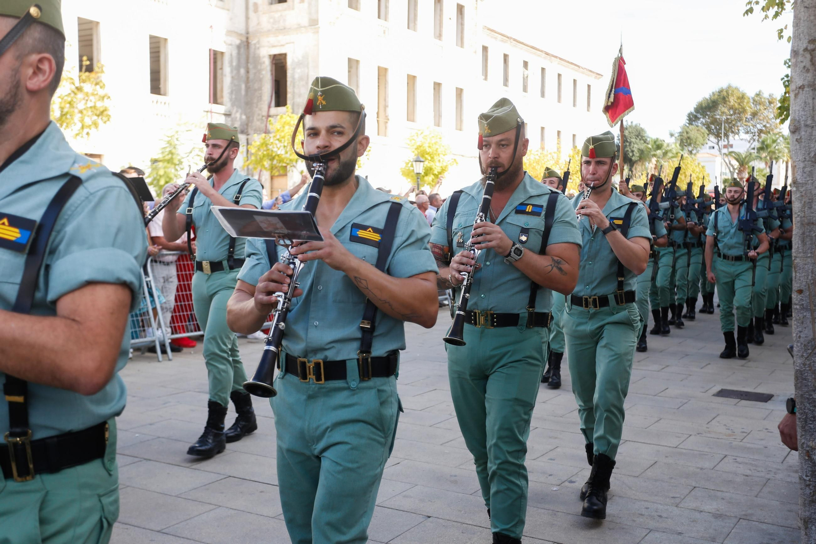 San Roque homenajea al Regimiento Pavía en su 30 aniversario, en imágenes
