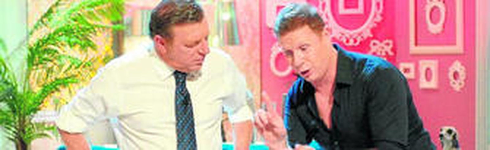 El dúo sevillano de Los Morancos en unos de sus programas realizados para Canal Sur.