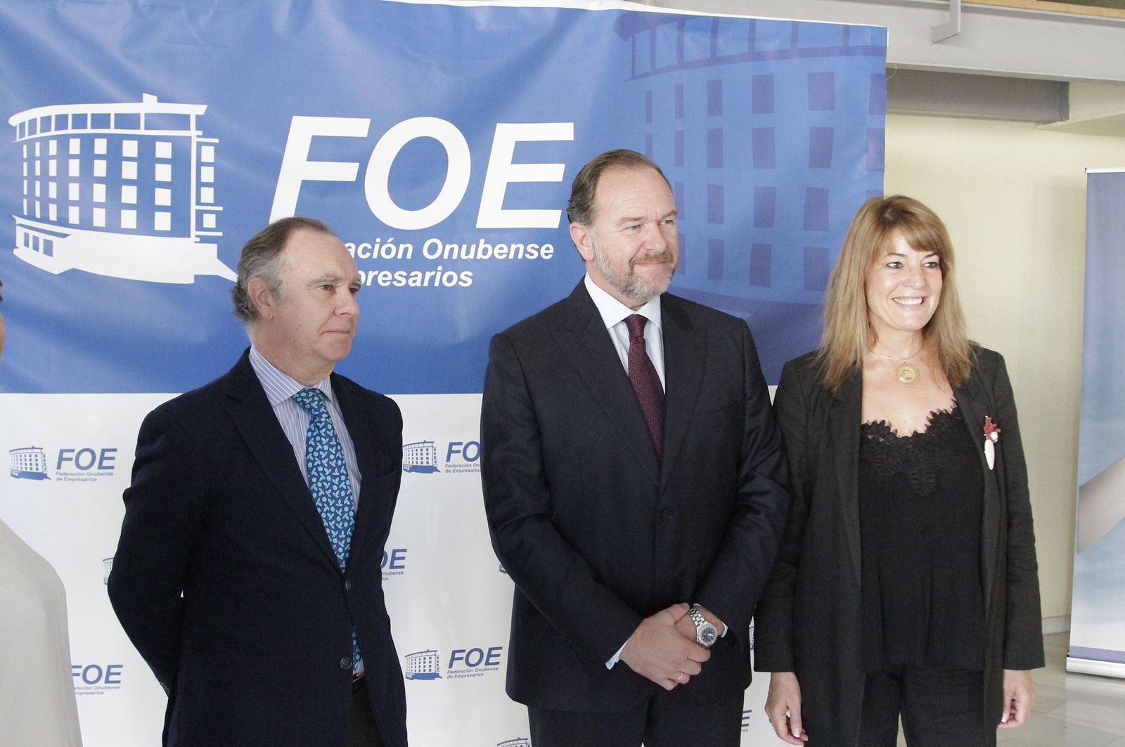 Antonio Augustín, José Luis García-Palacios y Pilar Miranda.