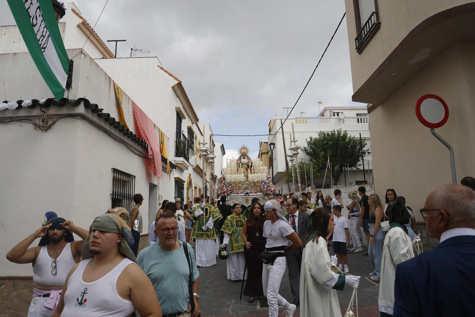 Las fotos de la peregrinación extraordinaria de la Esperanza de Algeciras a la iglesia de la Palma
