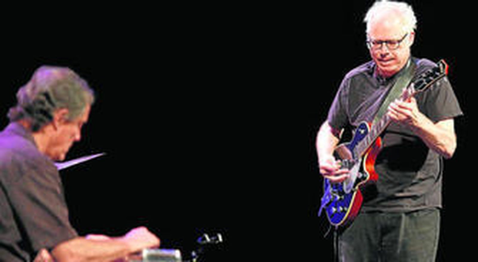 Bill Frisell, el viernes, en su concierto en el Gran Teatro.