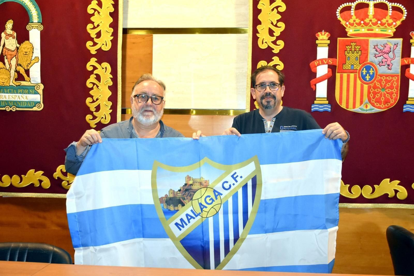 Los ayuntamientos de la provincia con el Málaga CF por bandera
