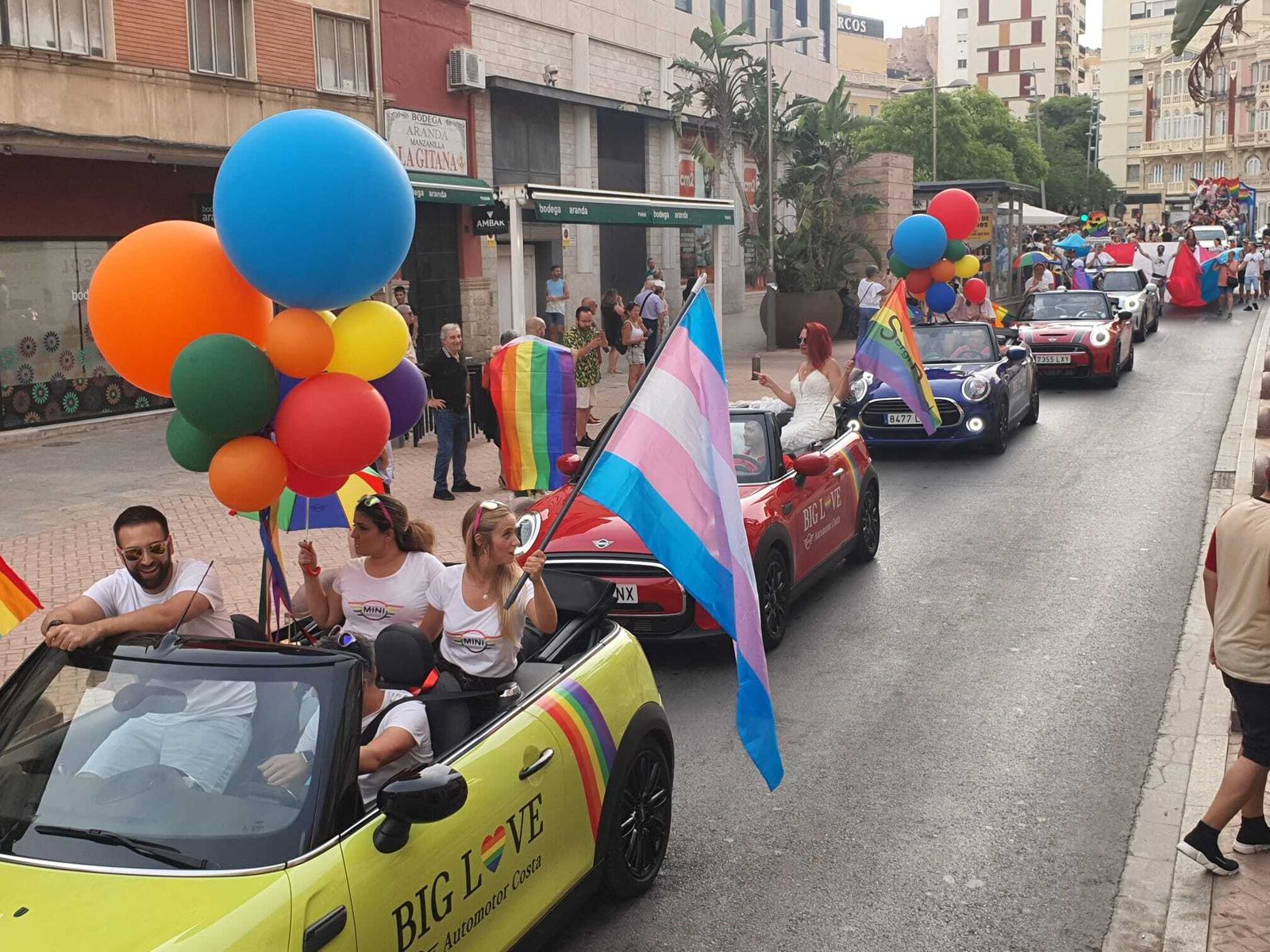 Manifestación del Orgullo LGBTI+ en Almería