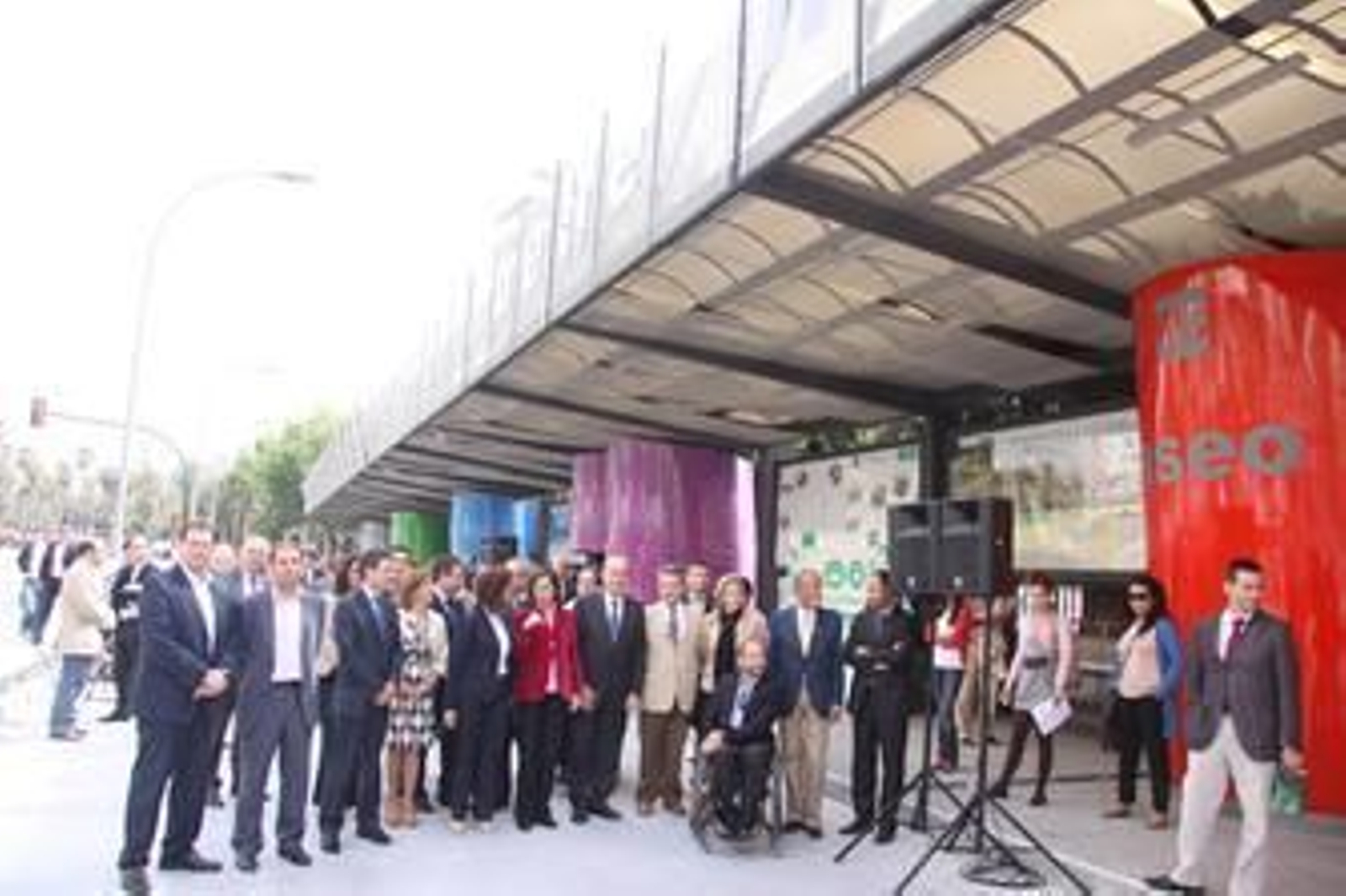 Inaugurada la nueva estación de Muelle Heredia Inaugurada la nueva estación de Muelle Heredia
