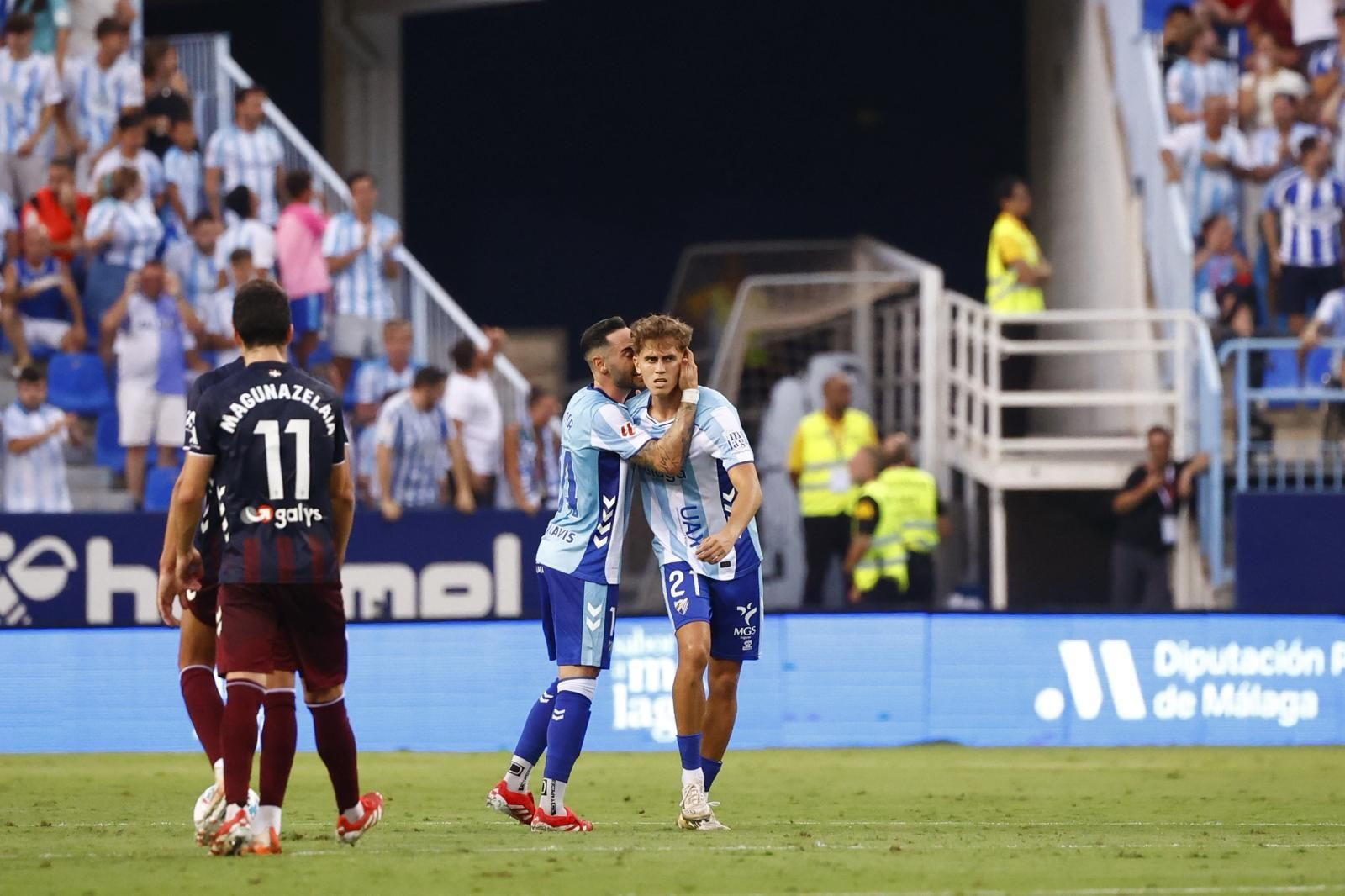 El Málaga CF - SD Eibar, en fotos