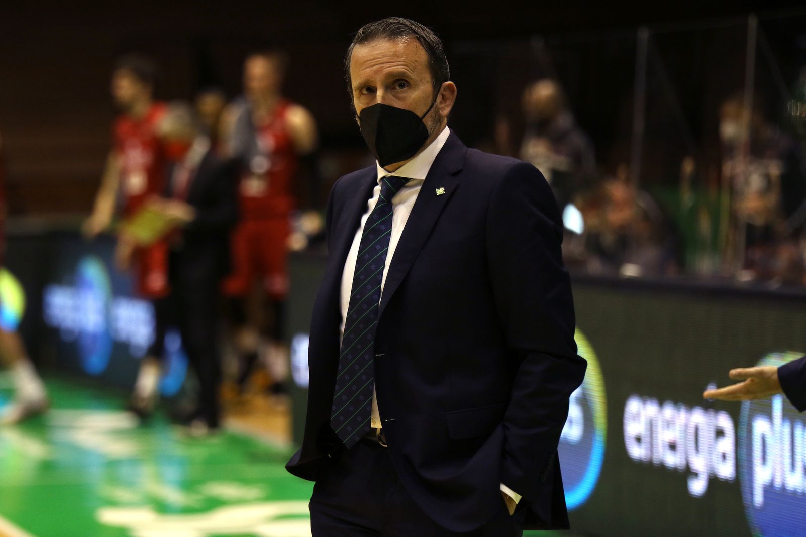 Joan Plaza, en un partido de esta temporada.