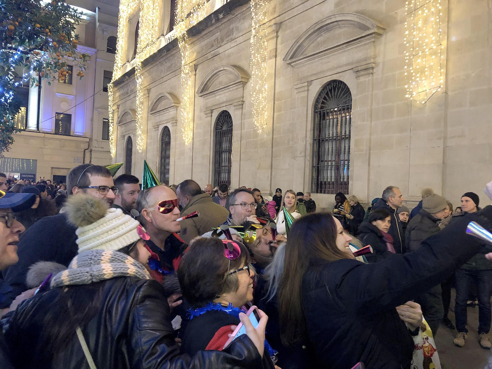 Las imágenes de la Nochevieja en Sevilla