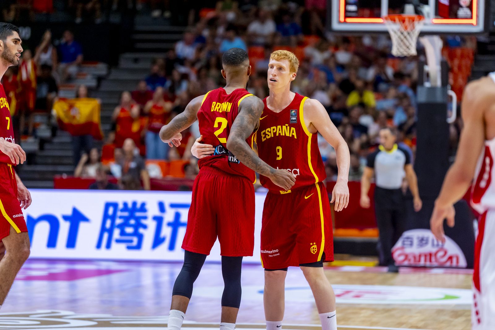 Alberto Díaz y Lorenzo Brown.