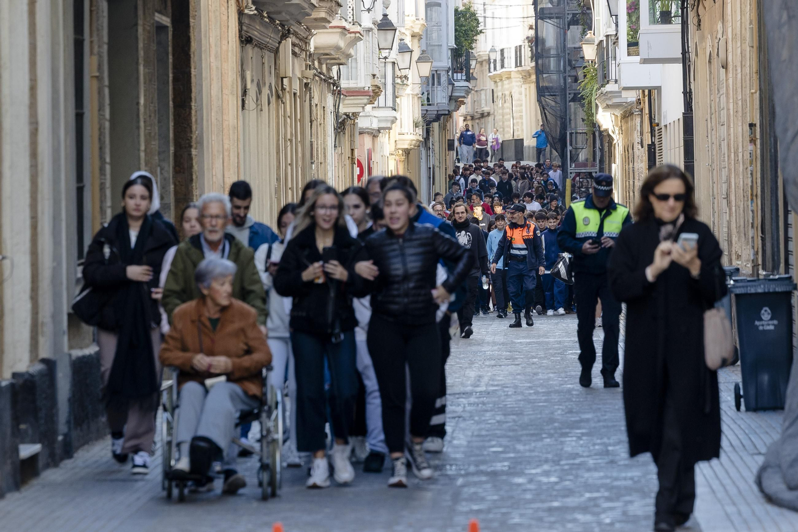 Todas las imágenes del simulacro de tsunami en Cádiz