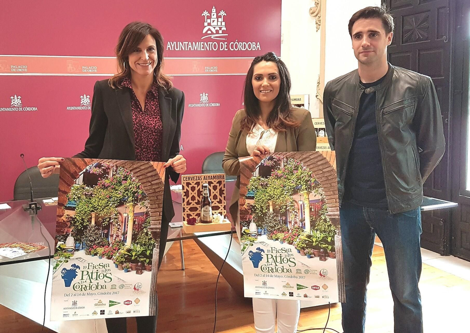 Presentación del Festival de los Patios, ayer en el Palacio de Orive.