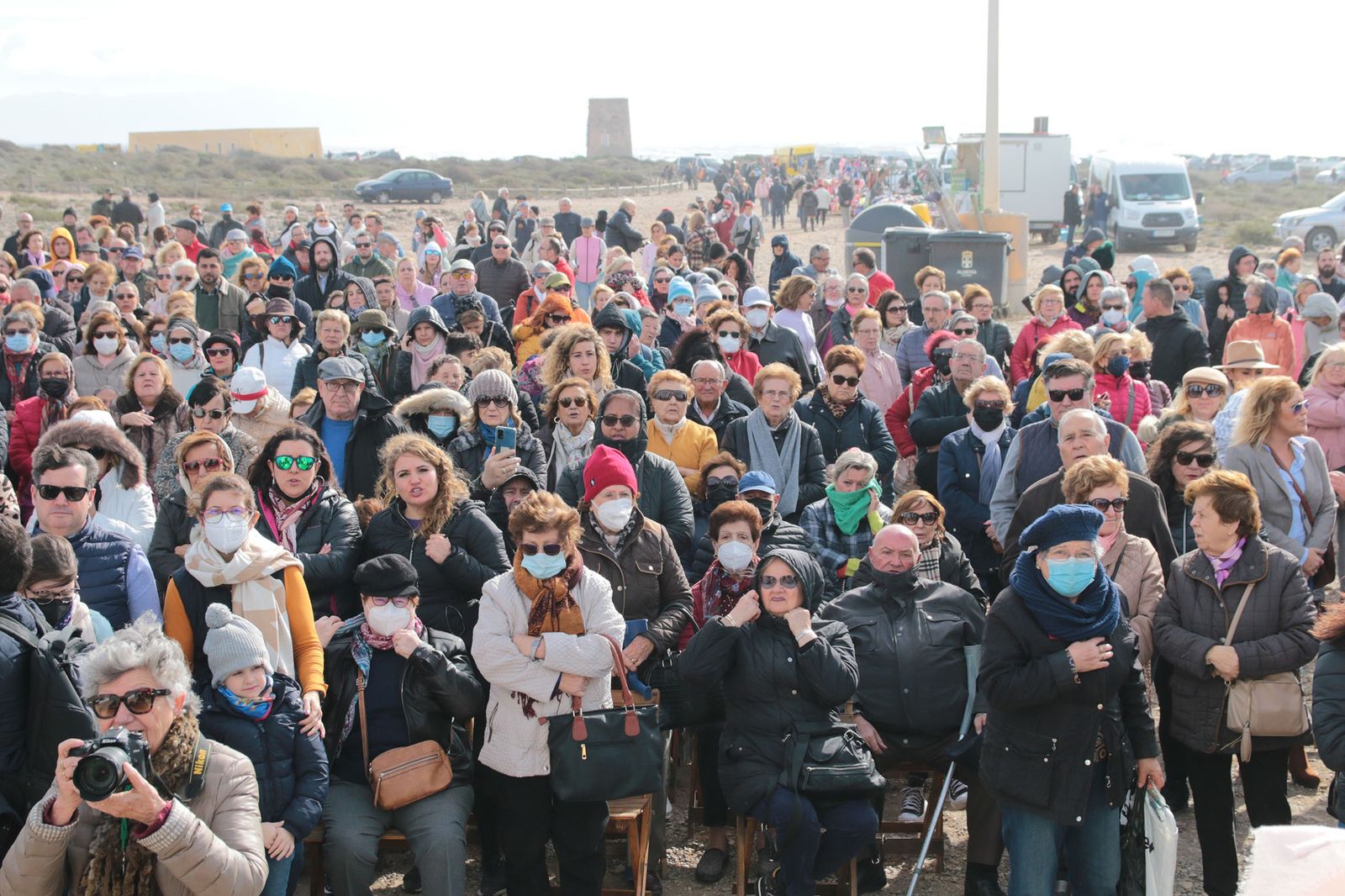Miles de almerienses acuden a Torregarcía en la Romería de la Virgen del Mar