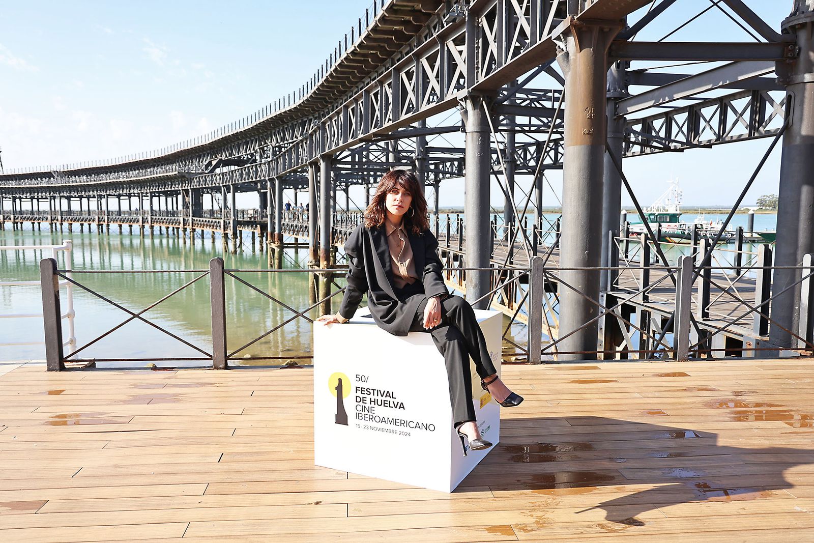 Imágenes de María León en el Festival de Cine Iberomaericano de Huelva