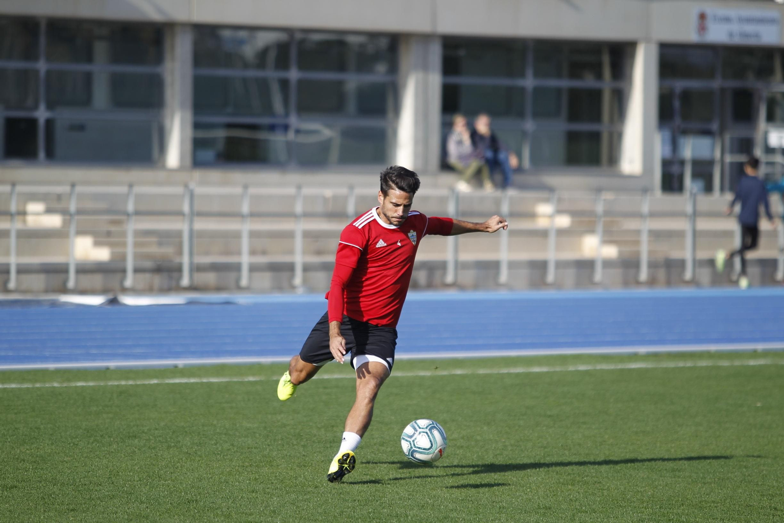 Fotogalería del entrenamiento de la UDA, 6-XII