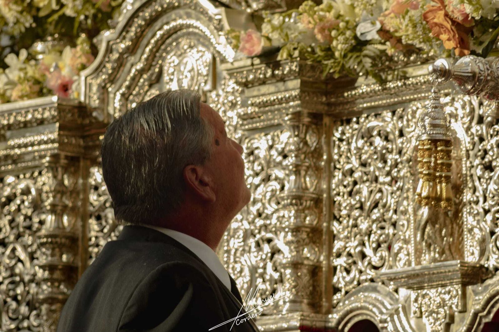 El excapataz de la Hermandad de la Cena Fernando Melgar