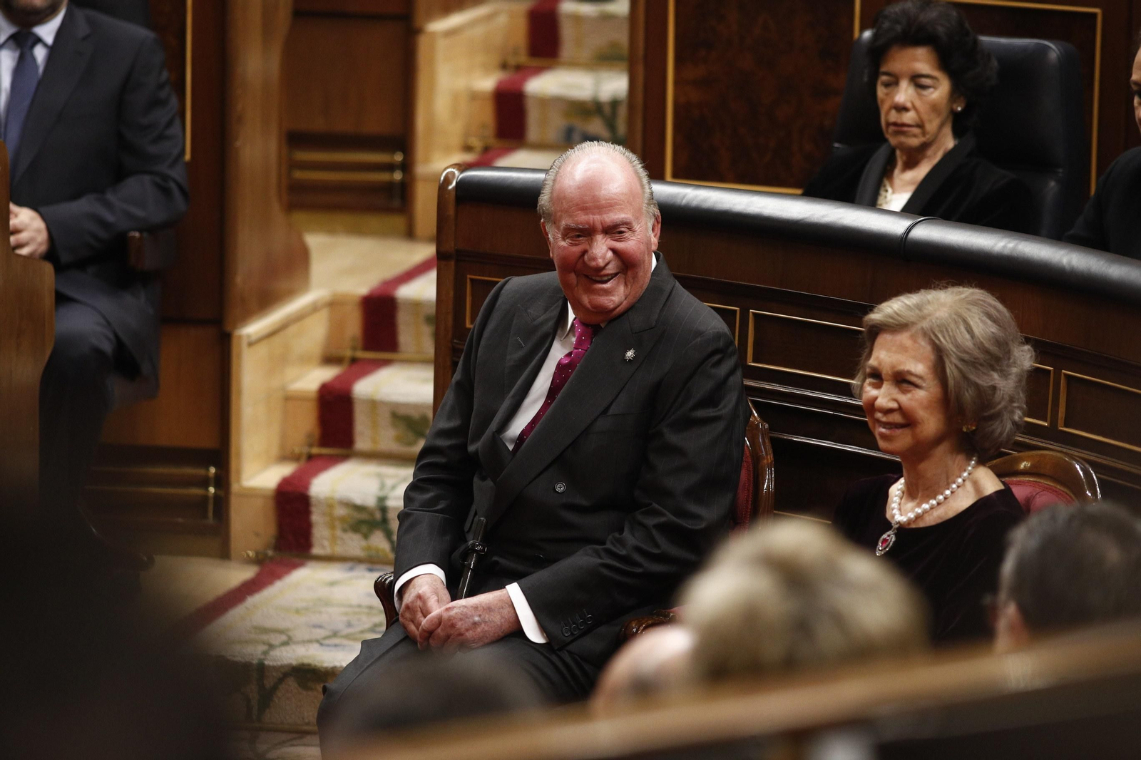 Las imágenes del acto de conmemoración de los 40 años de Constitución