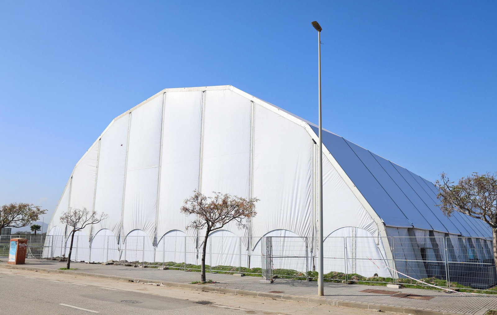 Así se transforma el Carpena para la Copa Billie Jean King y la Copa Davis