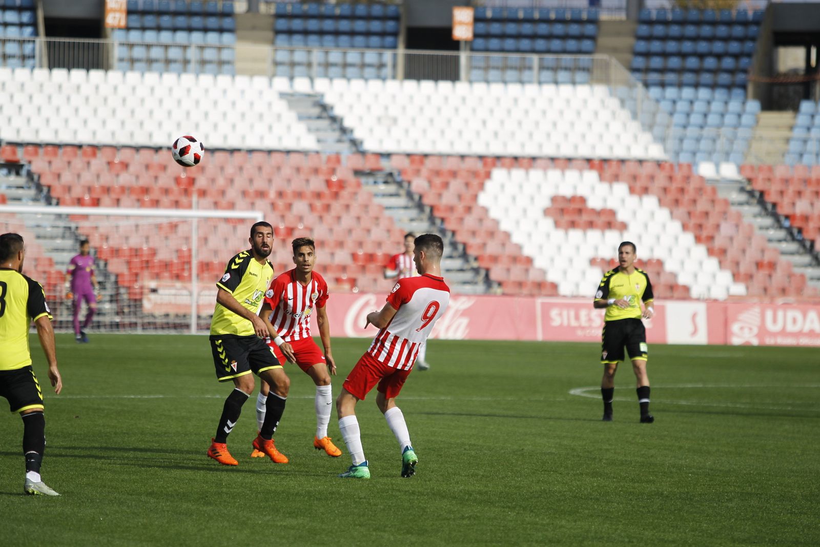 El Almería B perdió 1-3 ante el Real Murcia la pasada jornada.